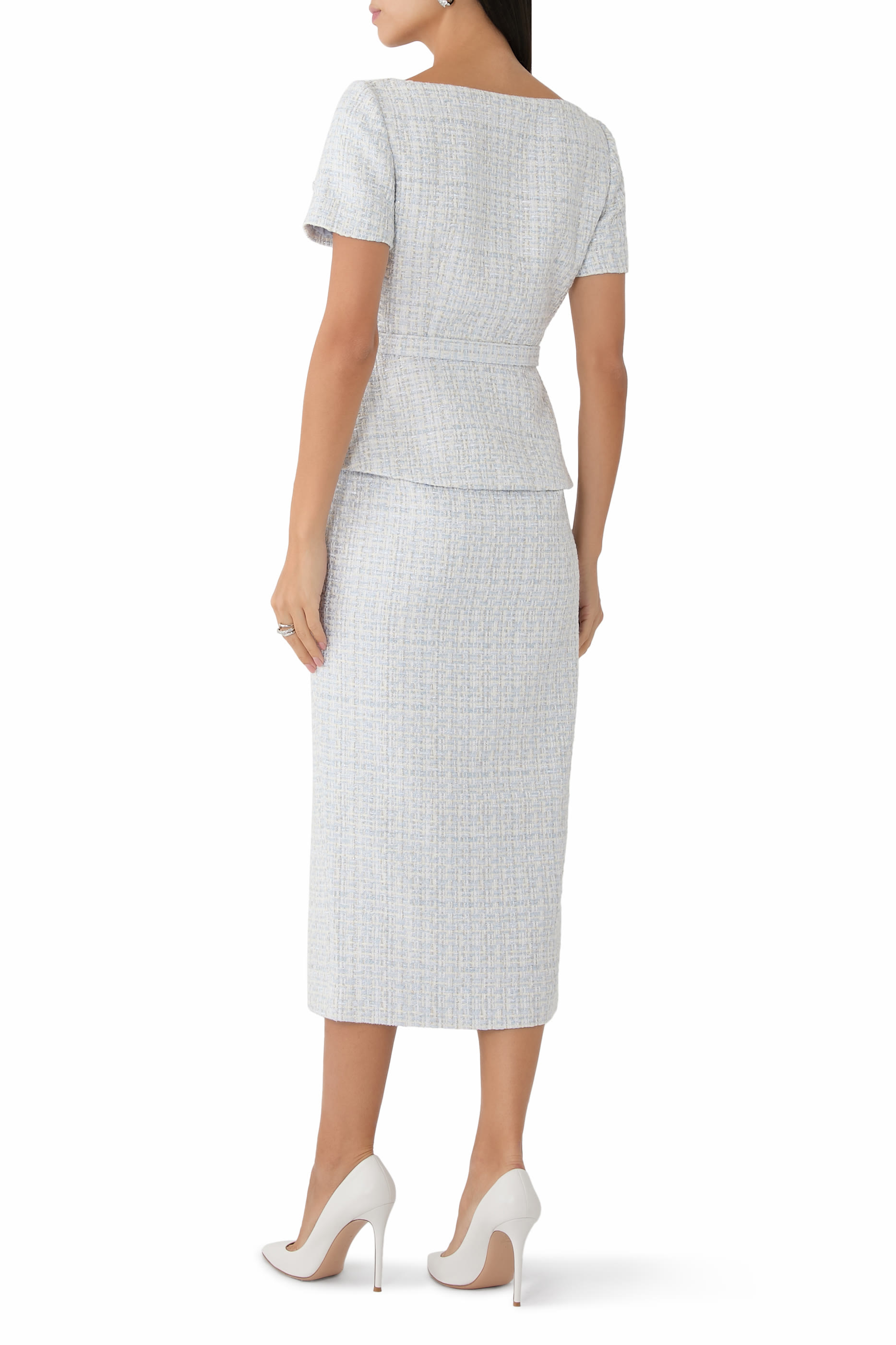 فستان متوسط الطول بوكليه