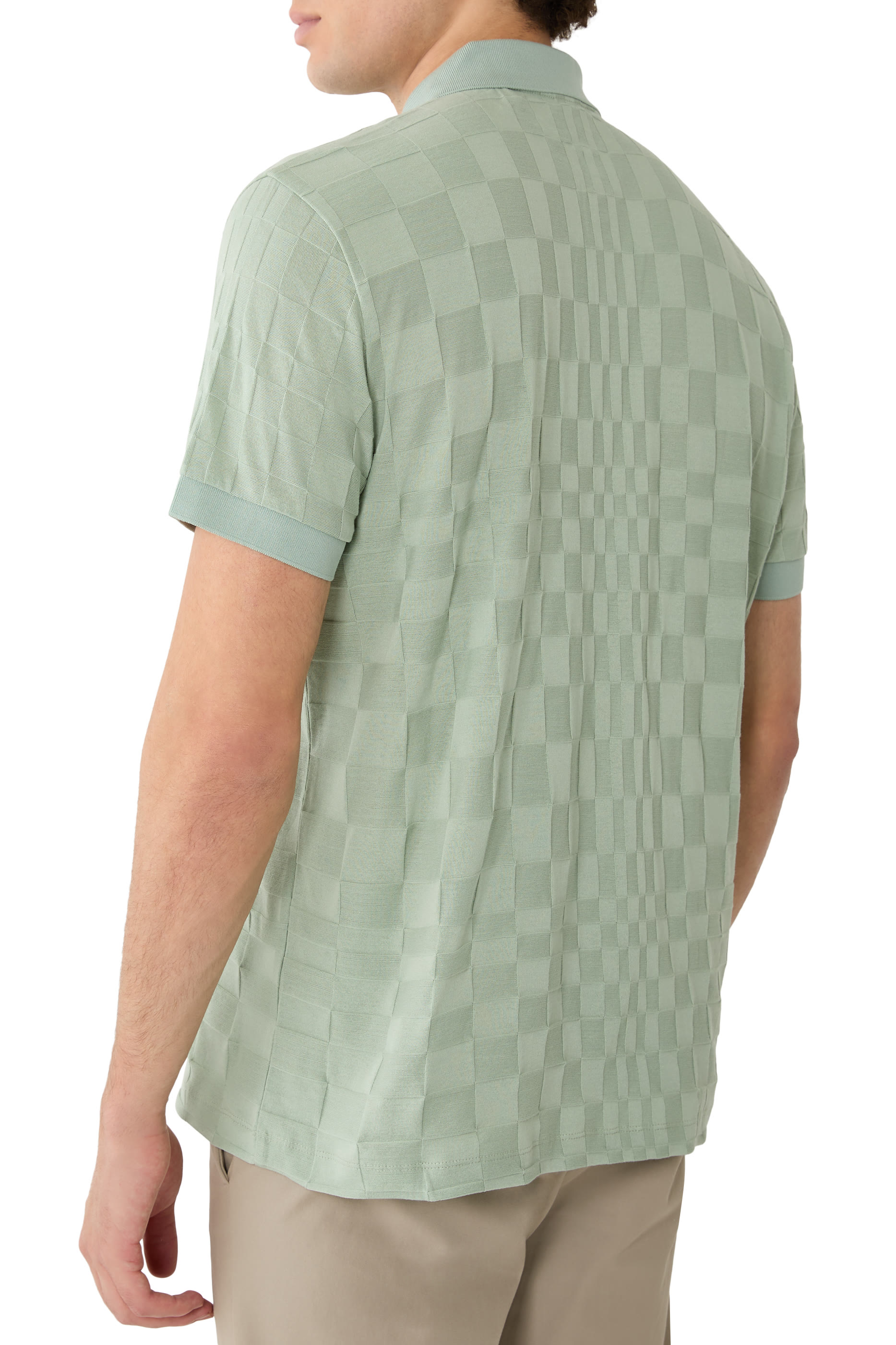 قميص بولو سبيريت 70 بقصة عادية جاكار