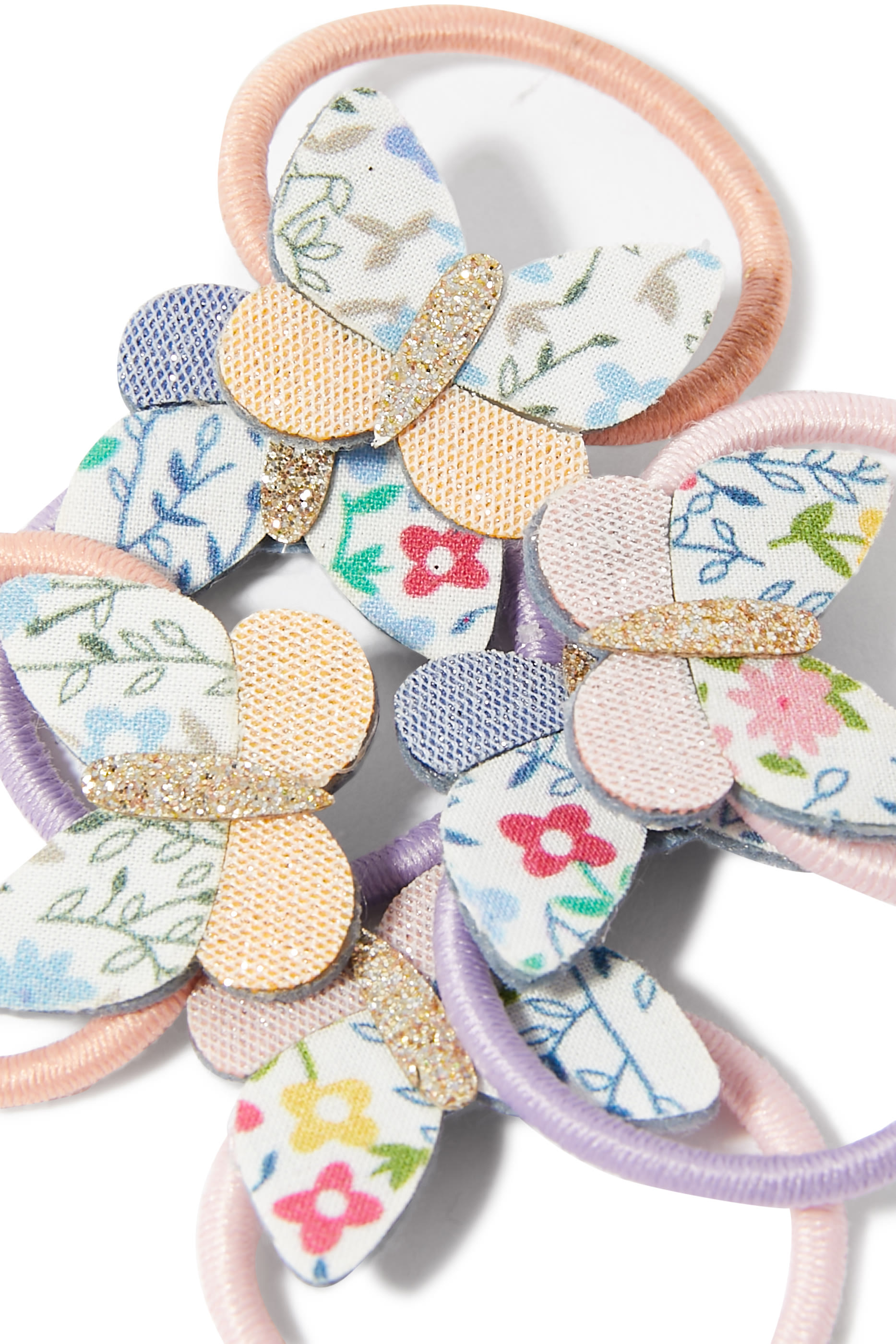 ربطات شعار صغيرة مزينة بفراشة للأطفال