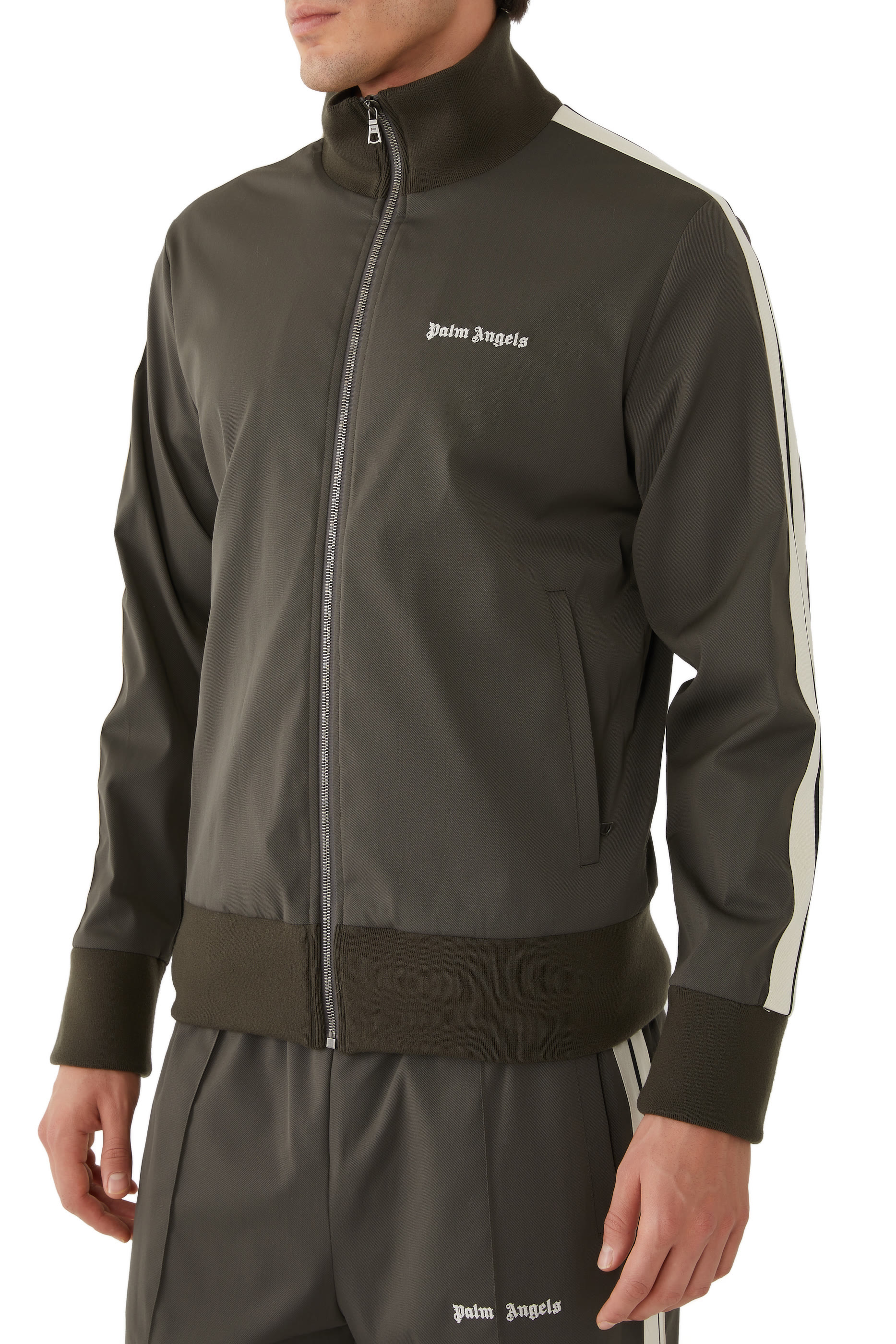 جاكيت رياضي بشعار الماركة كلاسيكي صوف