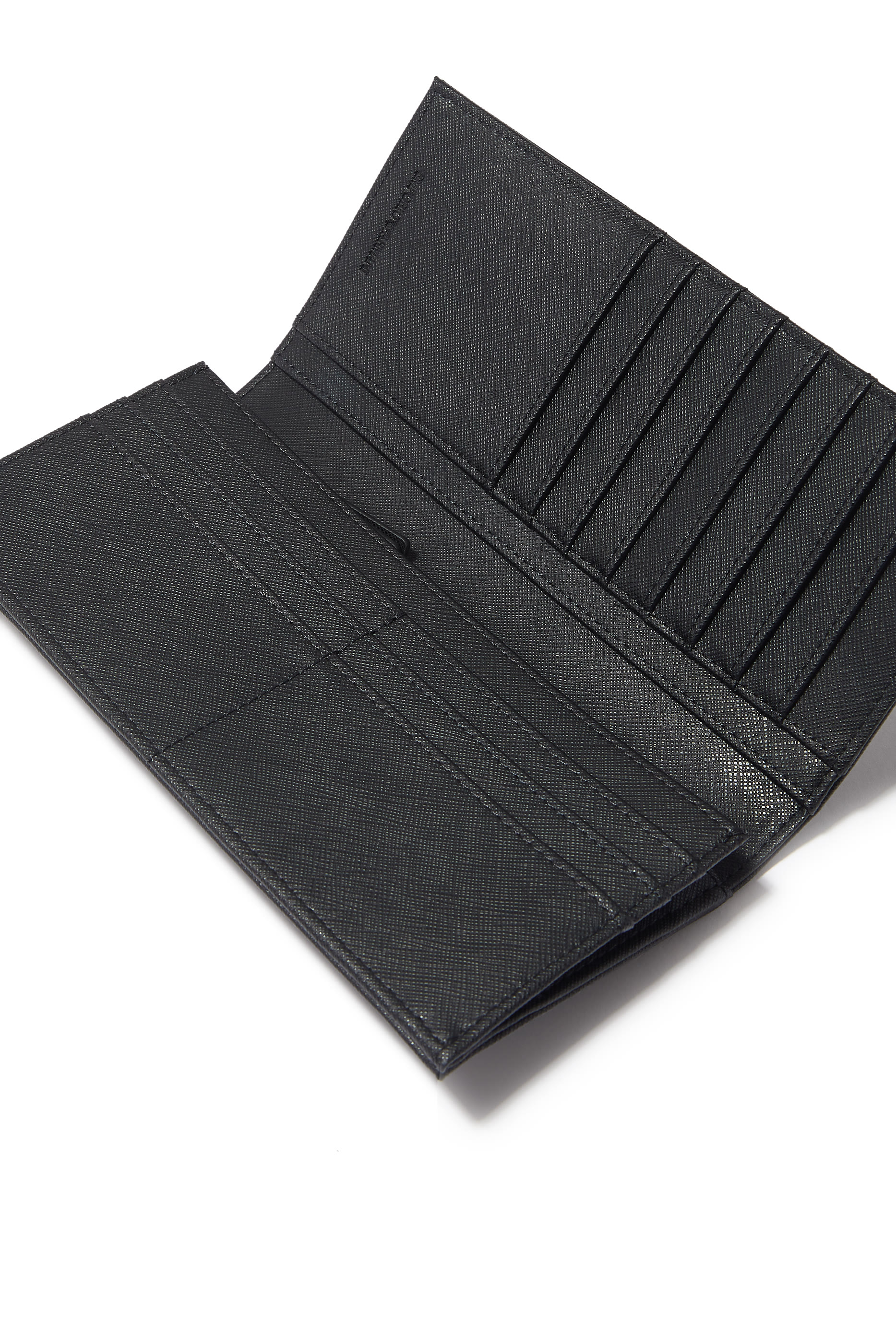 محفظة ثنائية الطي جلد معاد تدويره