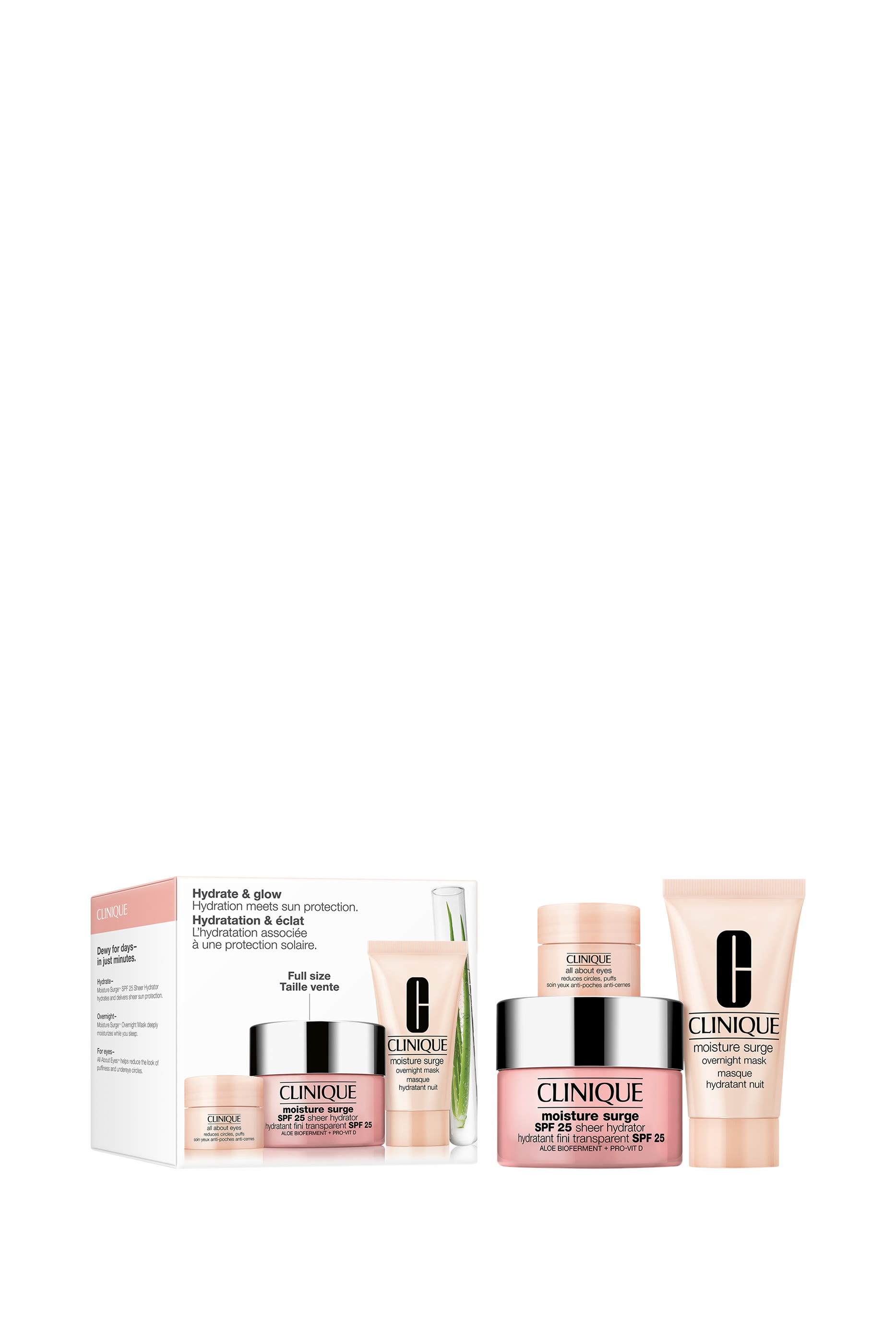 Hydrate + Glow: Moisture Surge Set For Hydration Meets Sun Protection