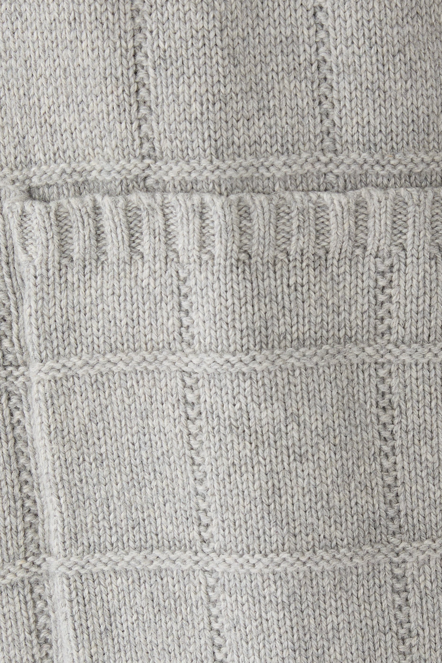 كارديغان طويل قطن وكشمير معاد تدويره