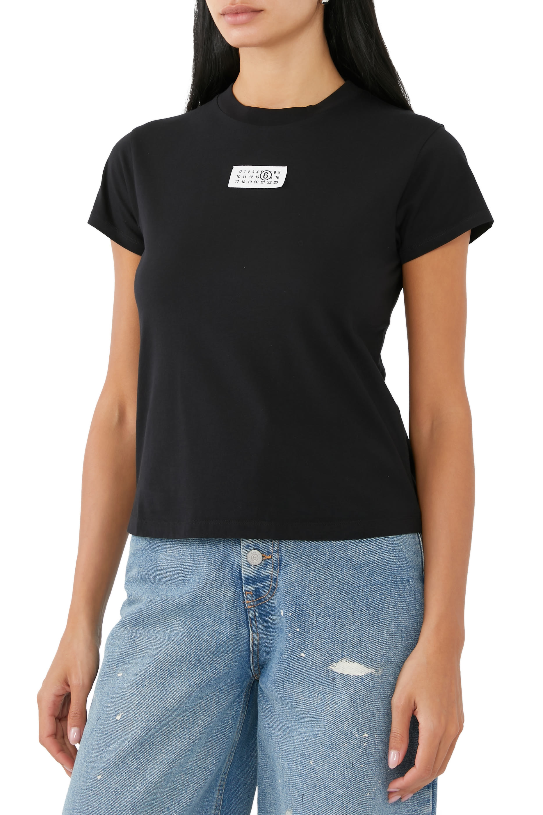 تيشيرت بشار الماركة بتصميم أرقام قطن