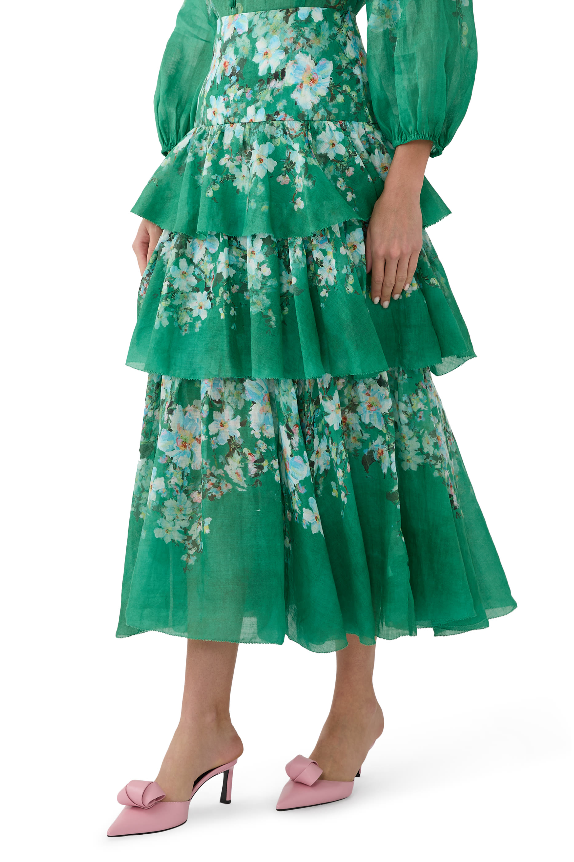 تنورة إيفرلي بتصميم متدرج