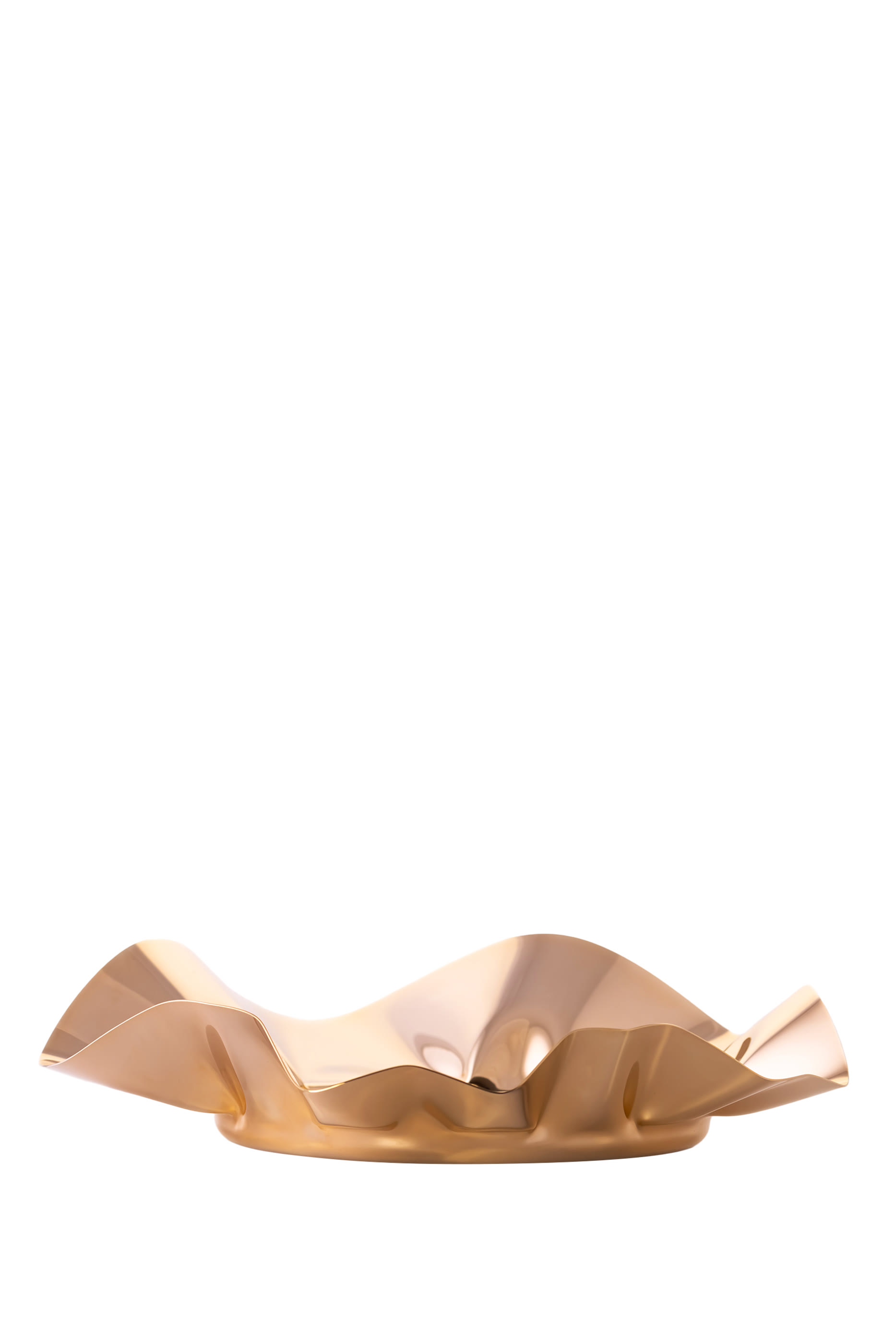 سلة مطلية بالذهب