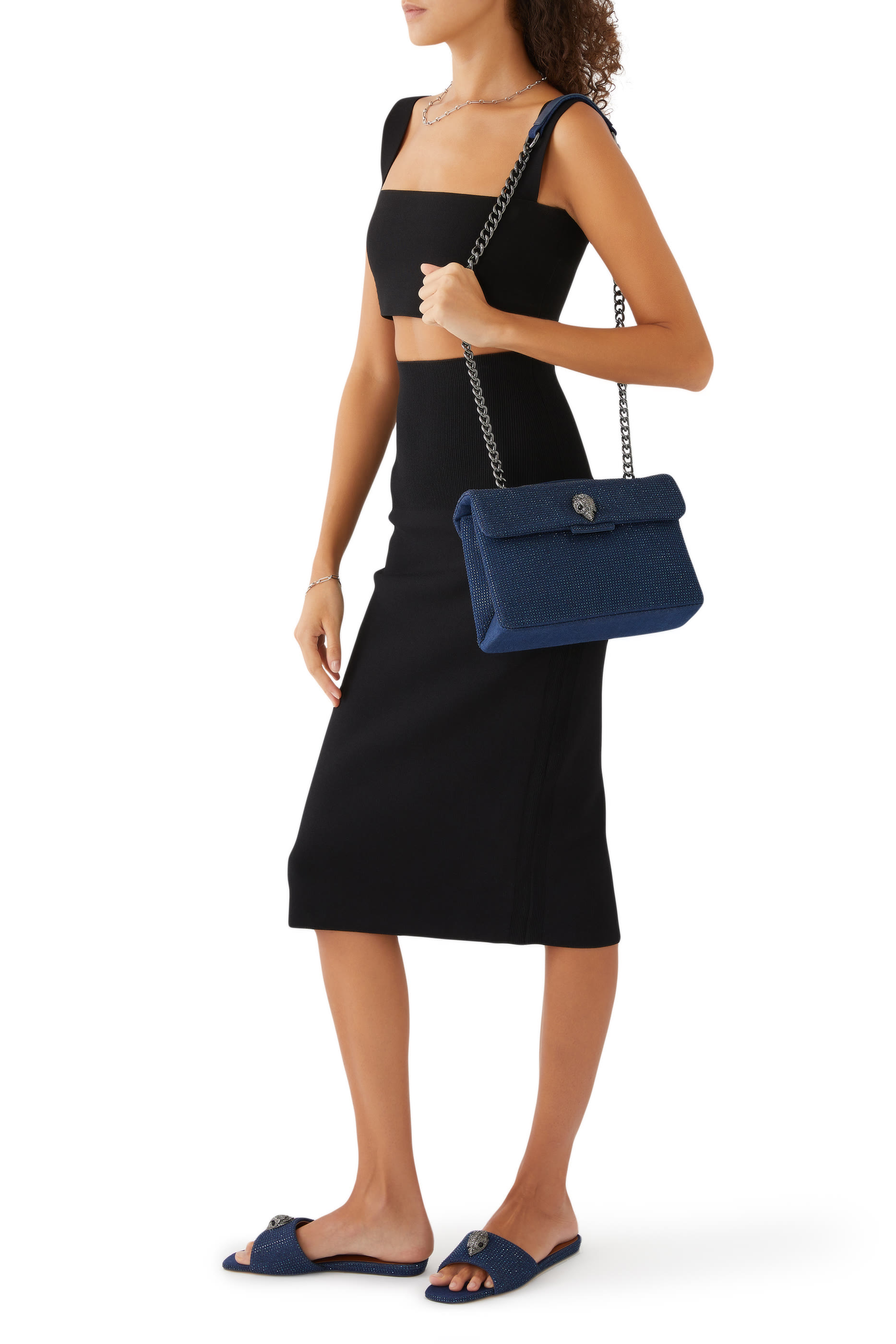 صندل كنسينغتون بنعل مسطح دنيم