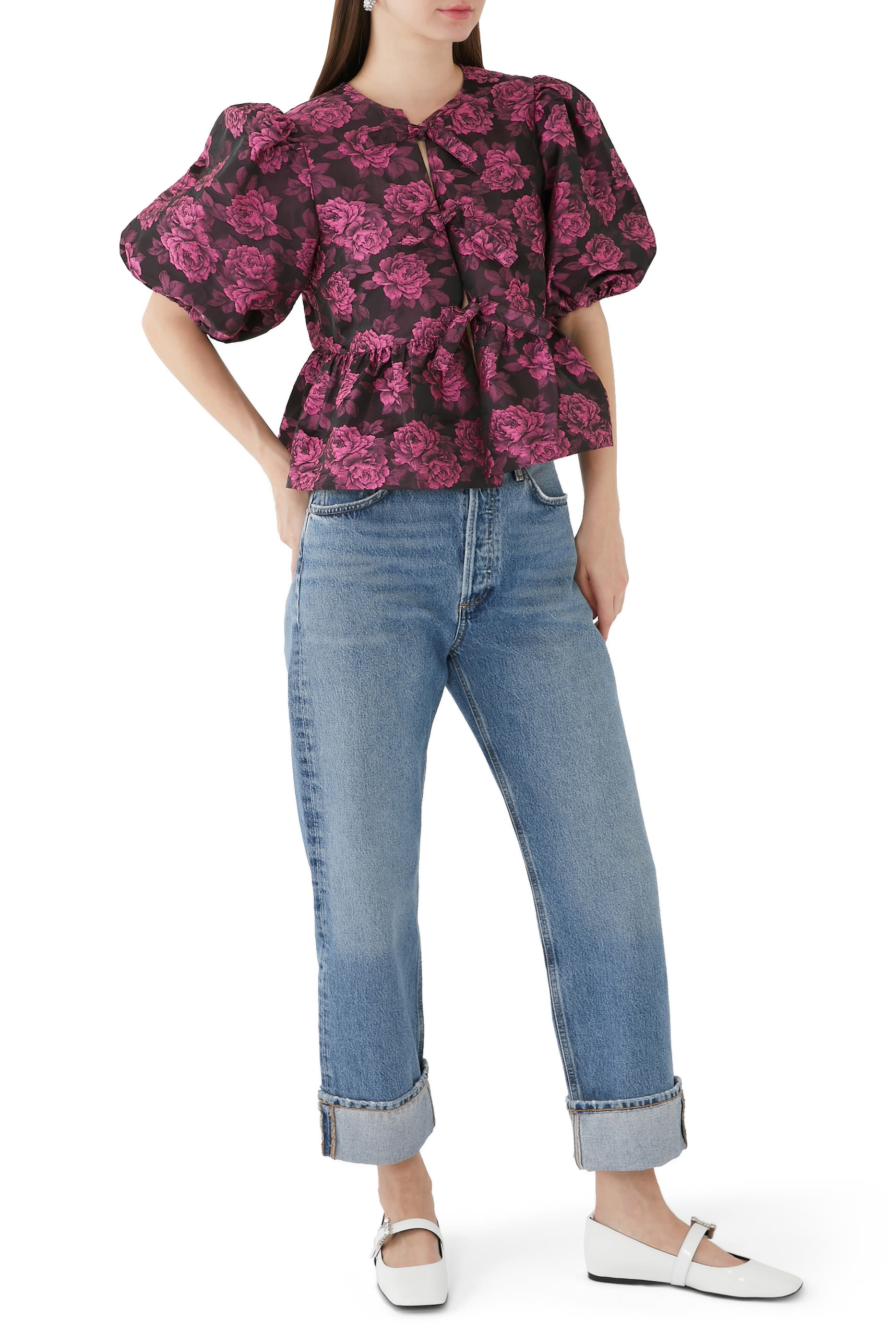 حذاء بالرينا اس آر تونتي بكعب مسطح جلد