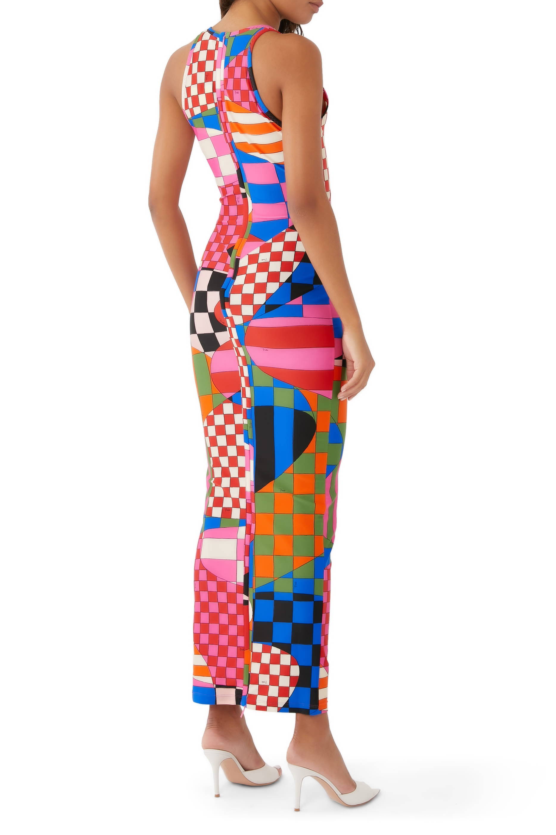 فستان طويل بطبعة جيارجدينو