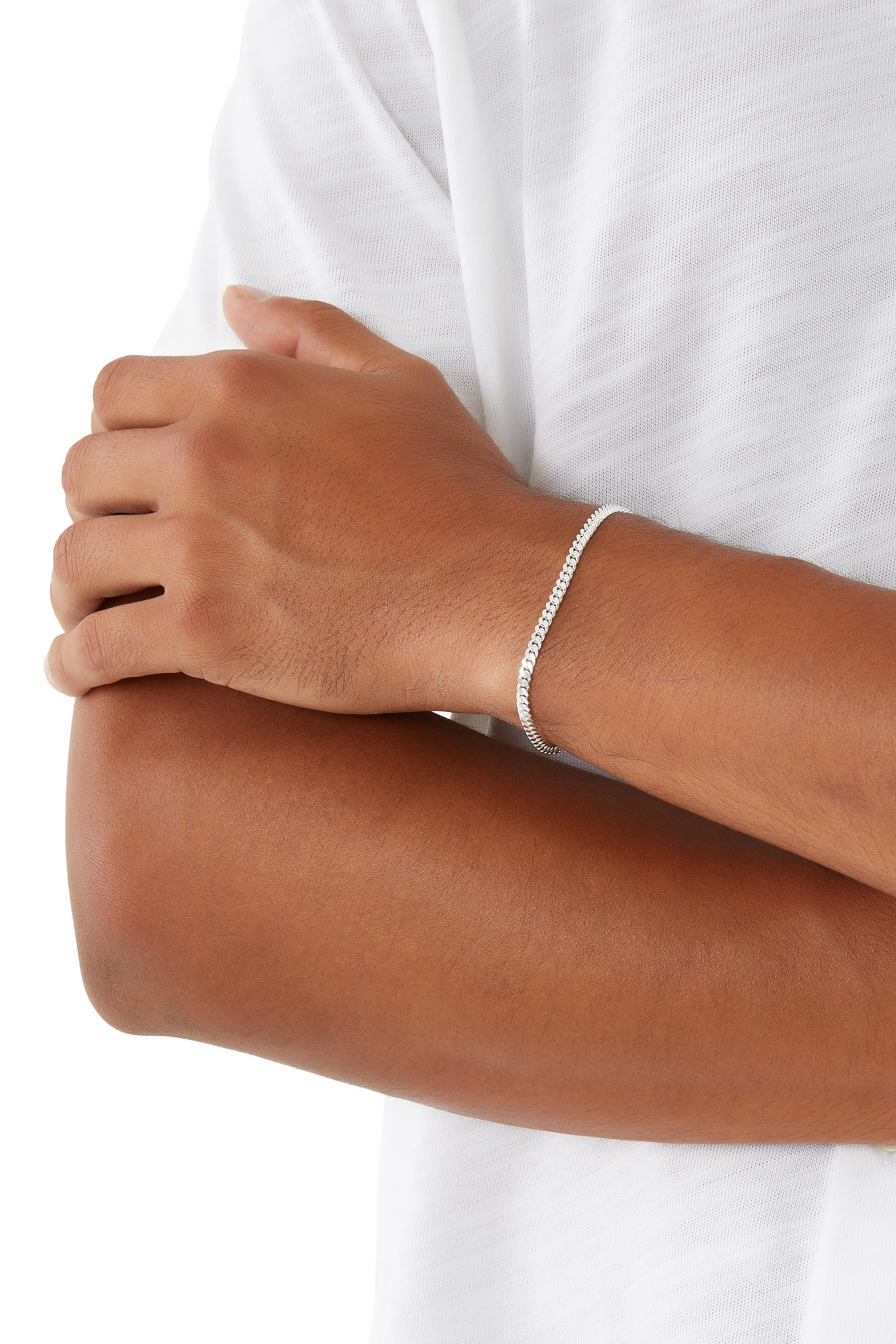 سوار صغير بتصميم سلسلة كوبية