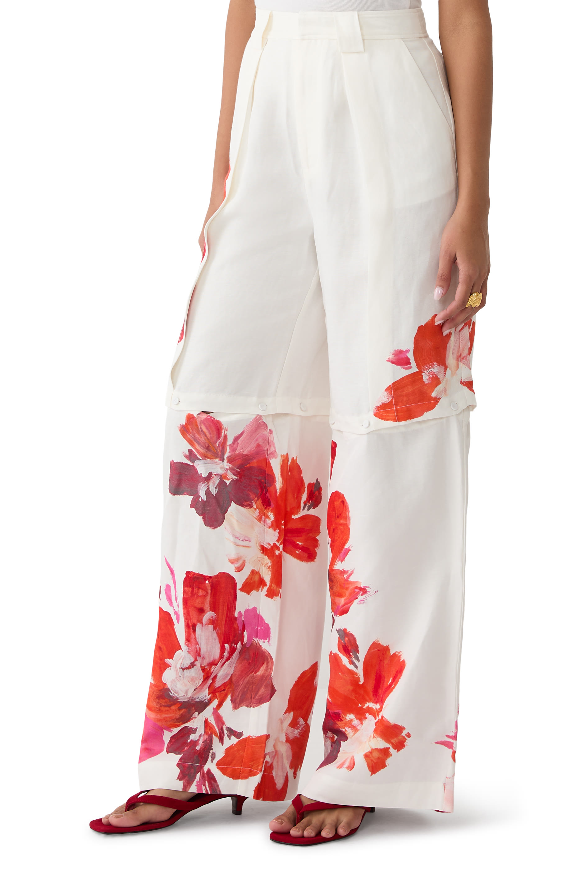 بنطال تشابلهيل قابل للتعديل مزيج فيسكوز