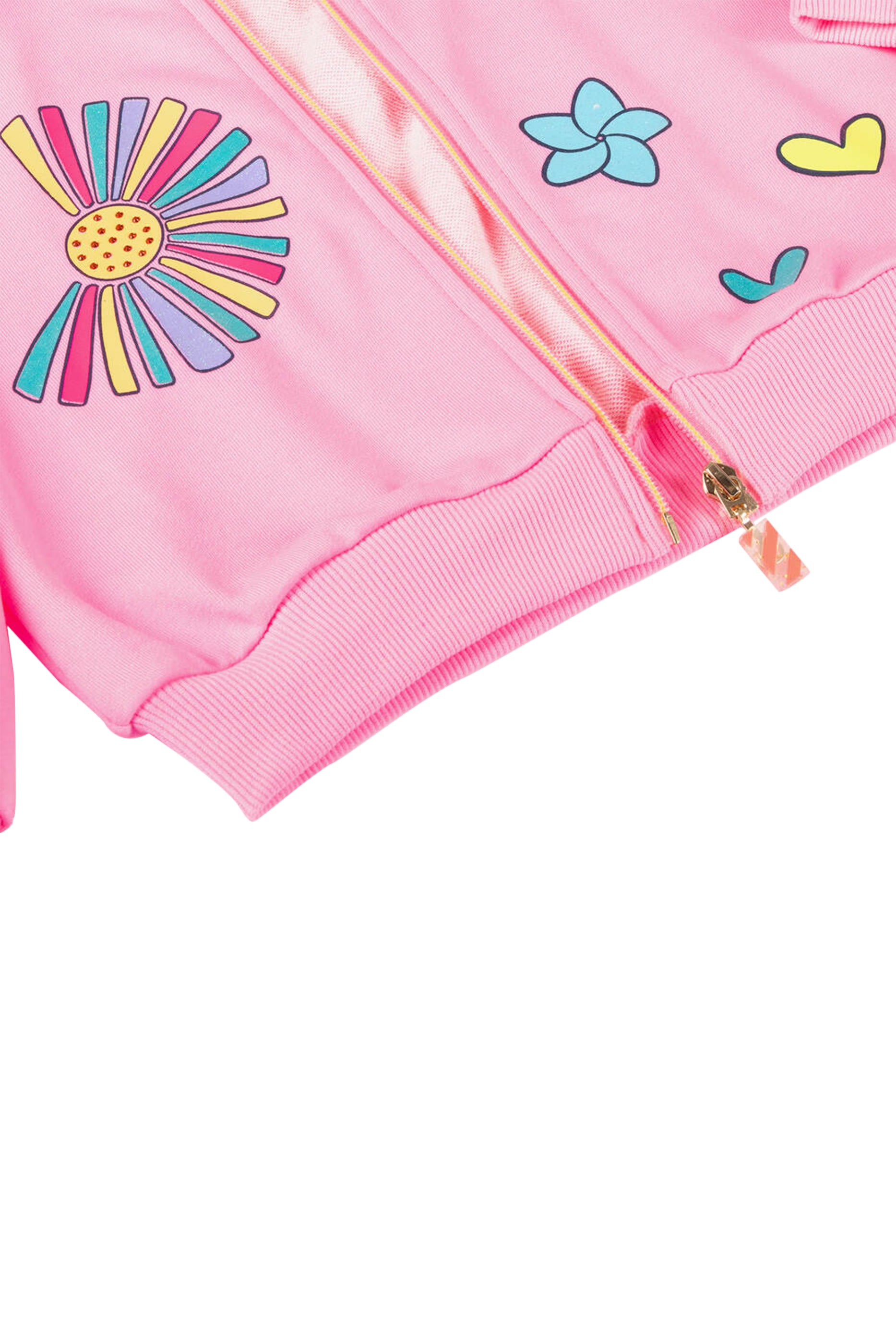 سويت شيرت بنقشة زهور وقلوب للأطفال