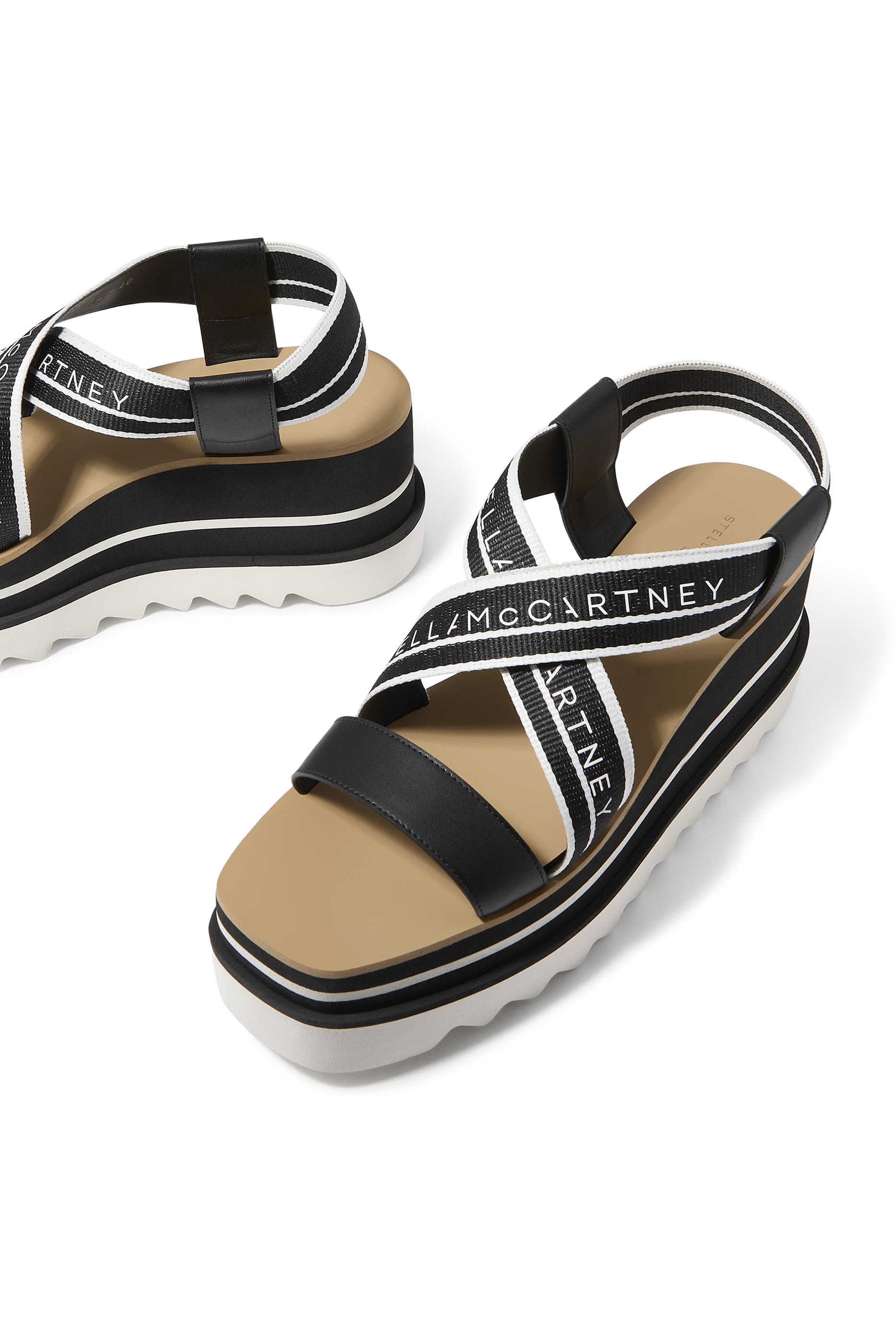 صندل سنيك إليز مخطط 80 بنعل سميك