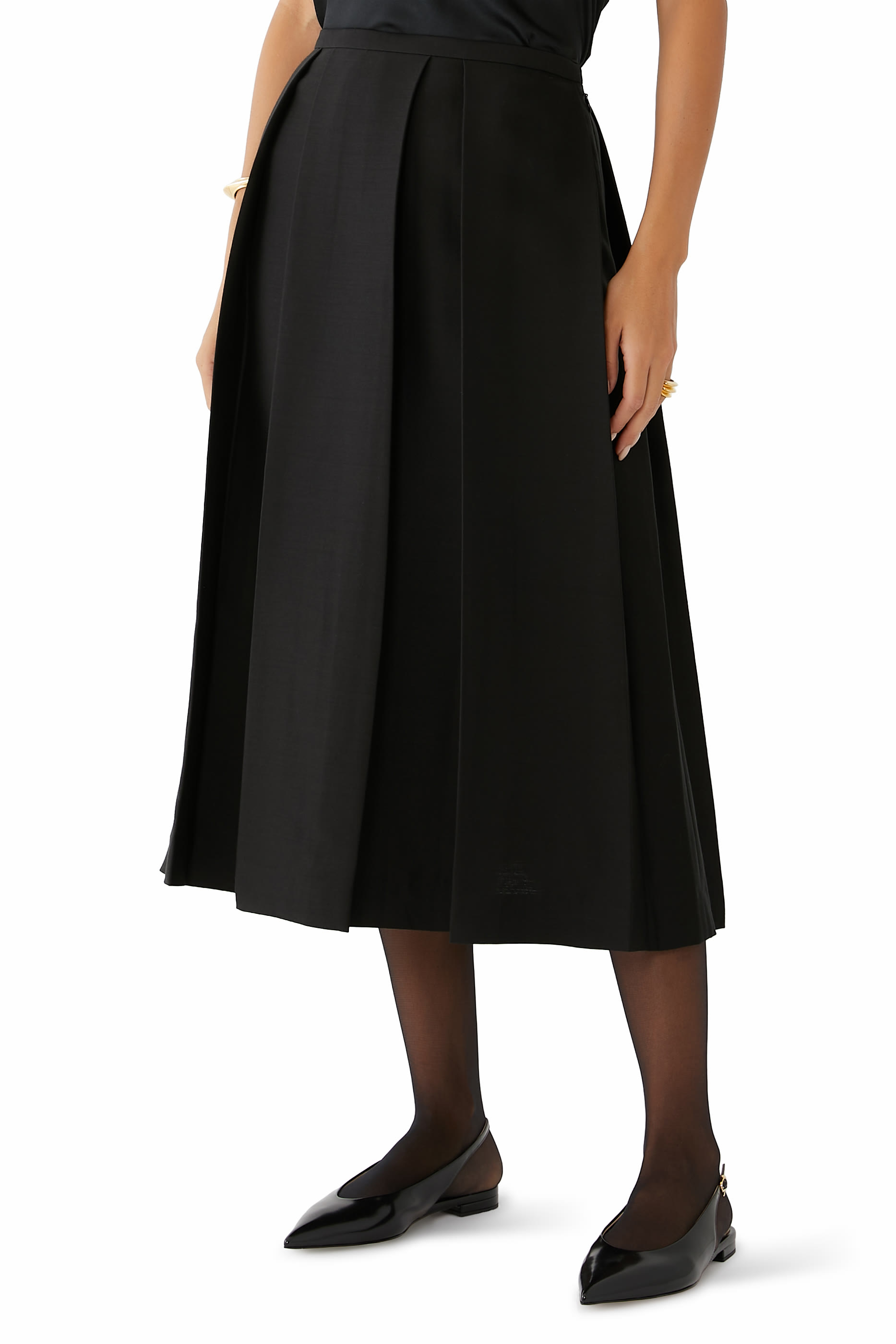 تنورة توين فلاور حرير وصوف