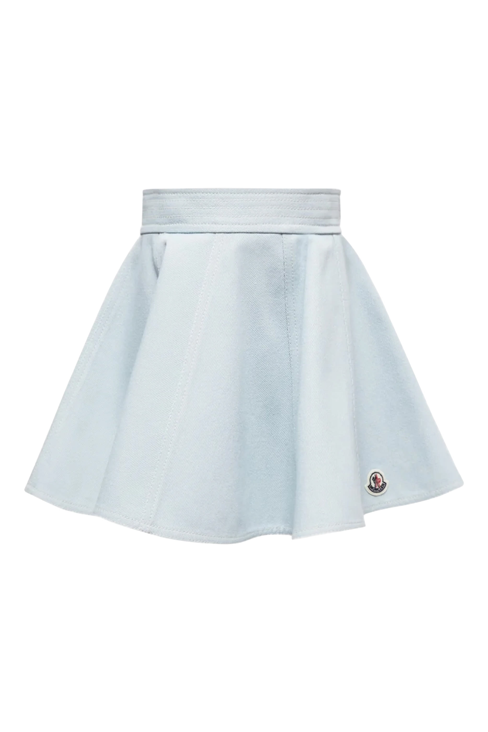 تنورة قصيرة واسعة دنيم للأطفال