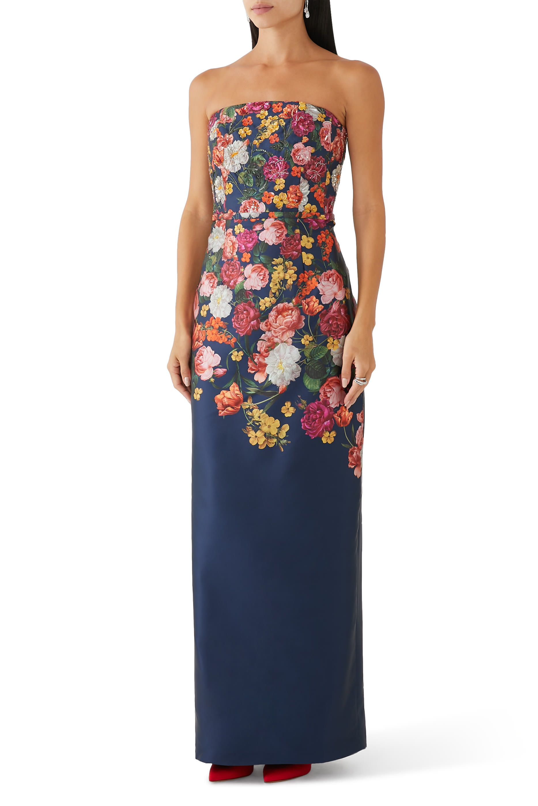 فستان سهرة سابين مطرز