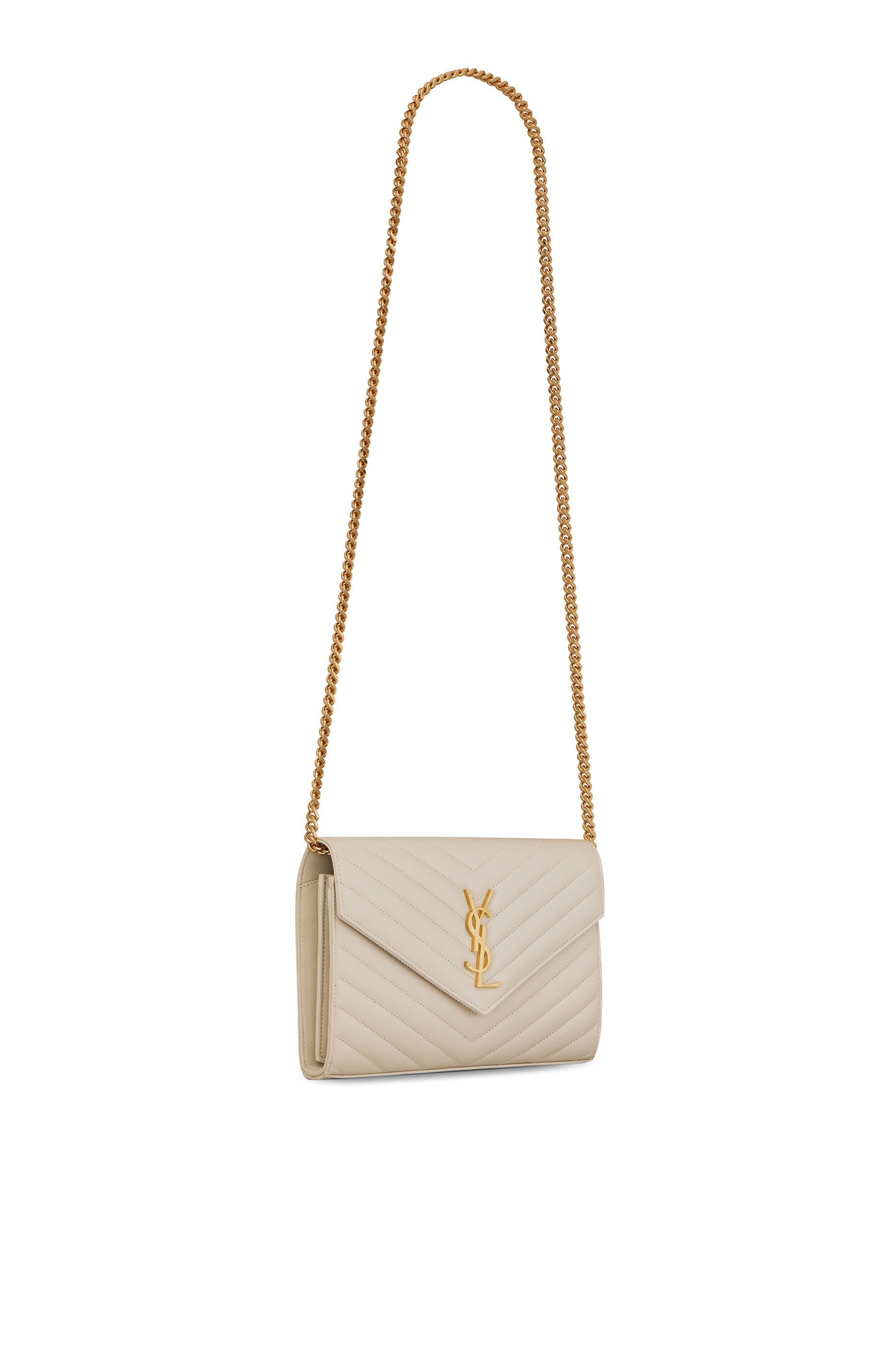 محفظة كاساندر بحمالة سلسلة جلد خروف