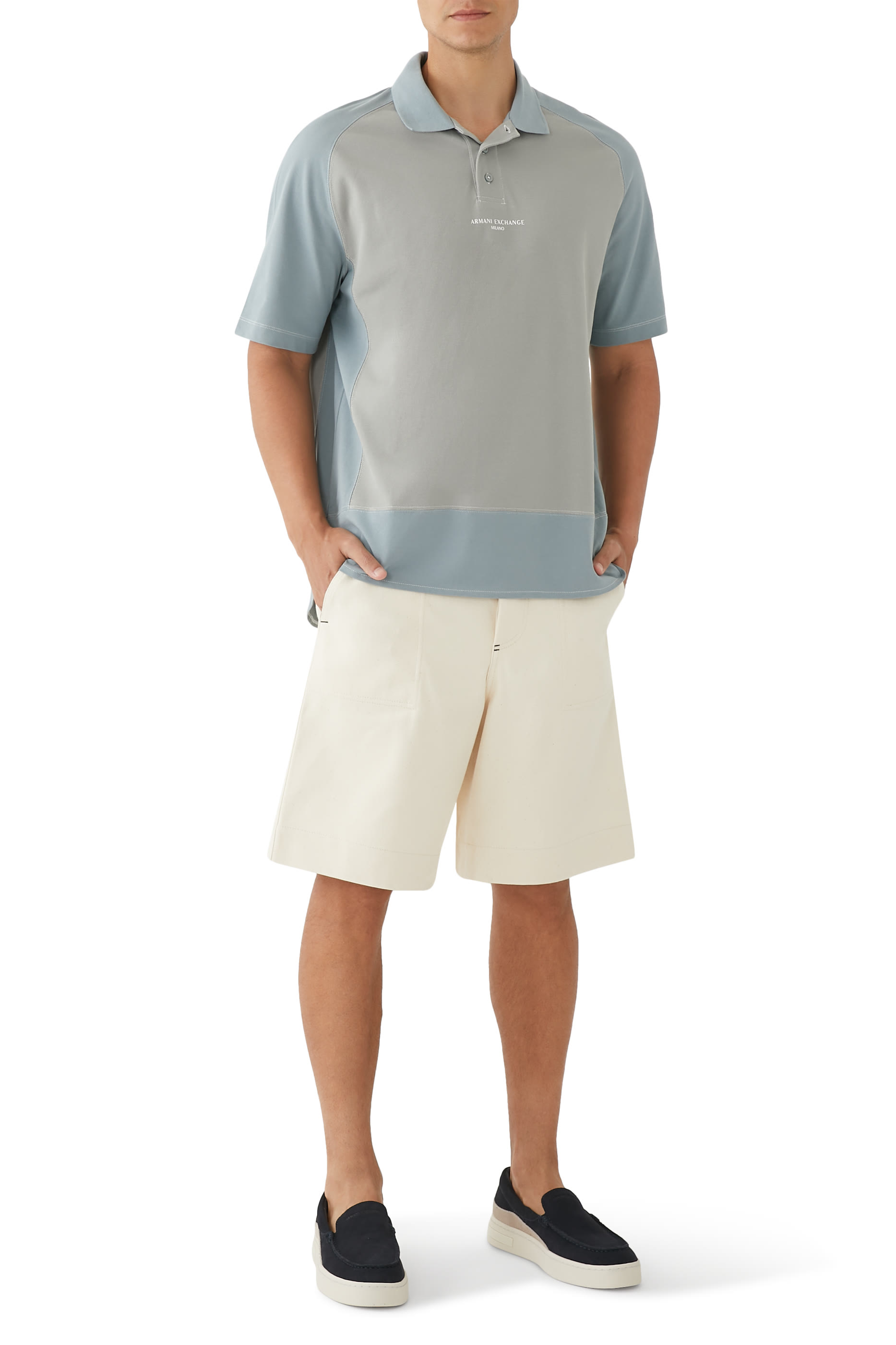 قميص بولو بشعار الماركة