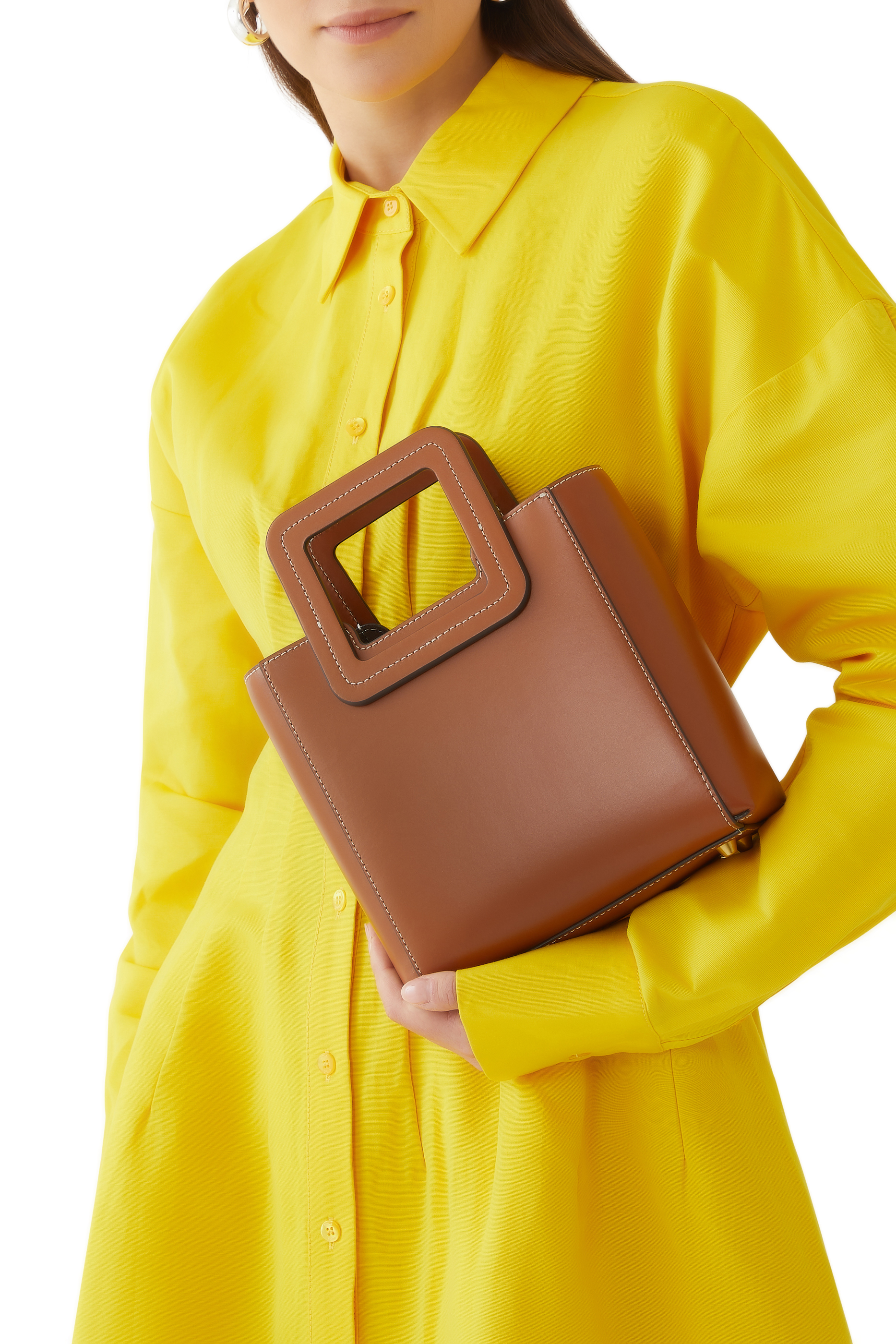 حقيبة يد شيرلي صغيرة جلد