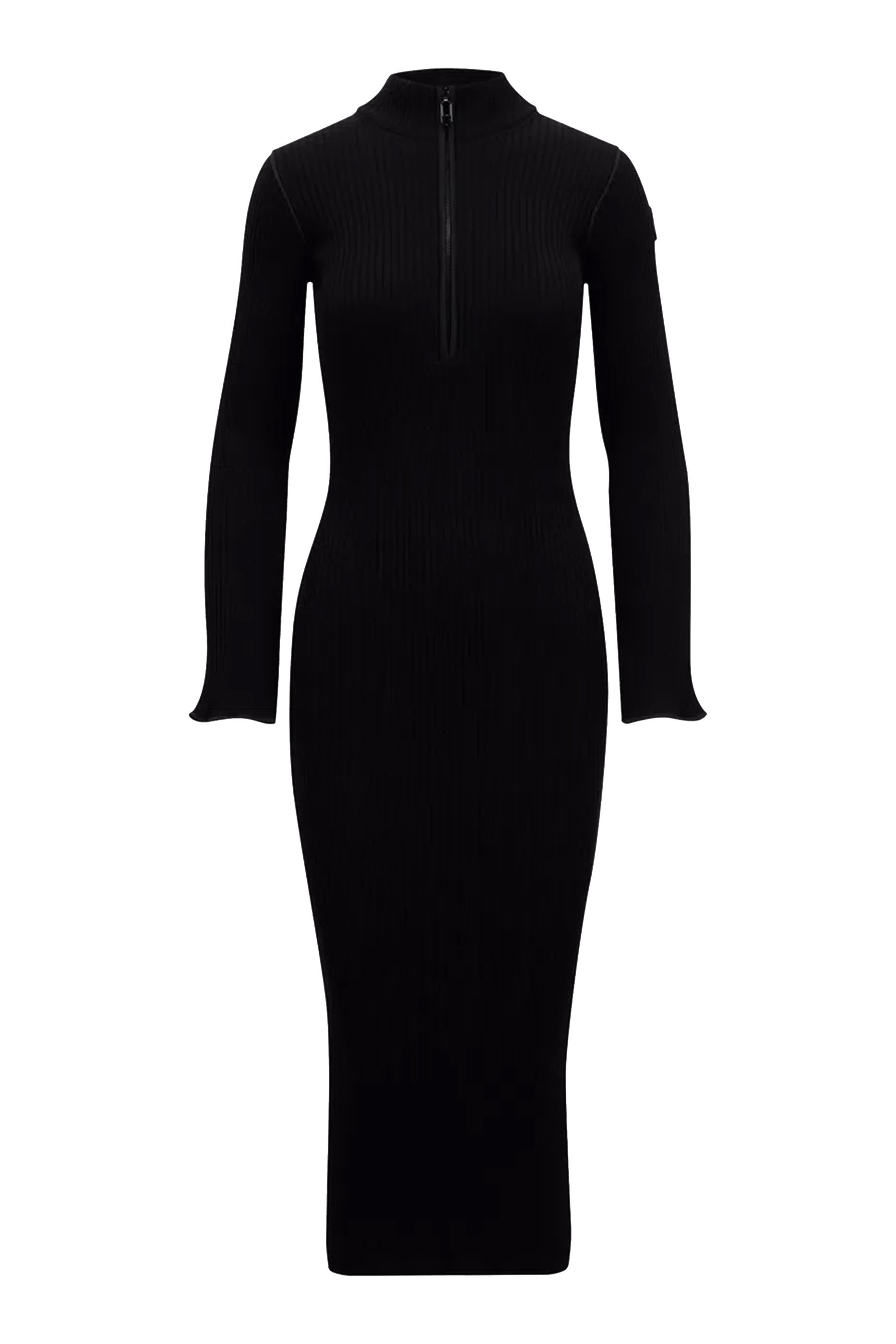 فستان متوسط الطول صوف