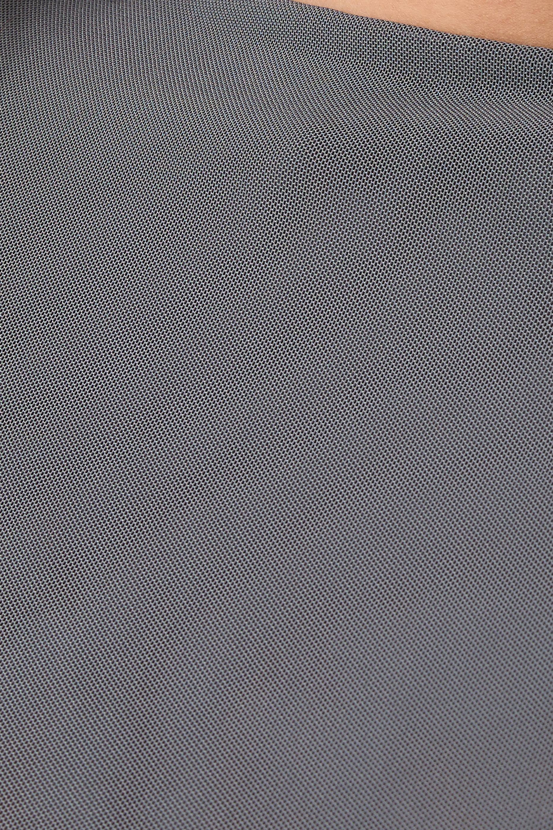 بودي سوت بياقة بتصميم قارب قماش شبكي