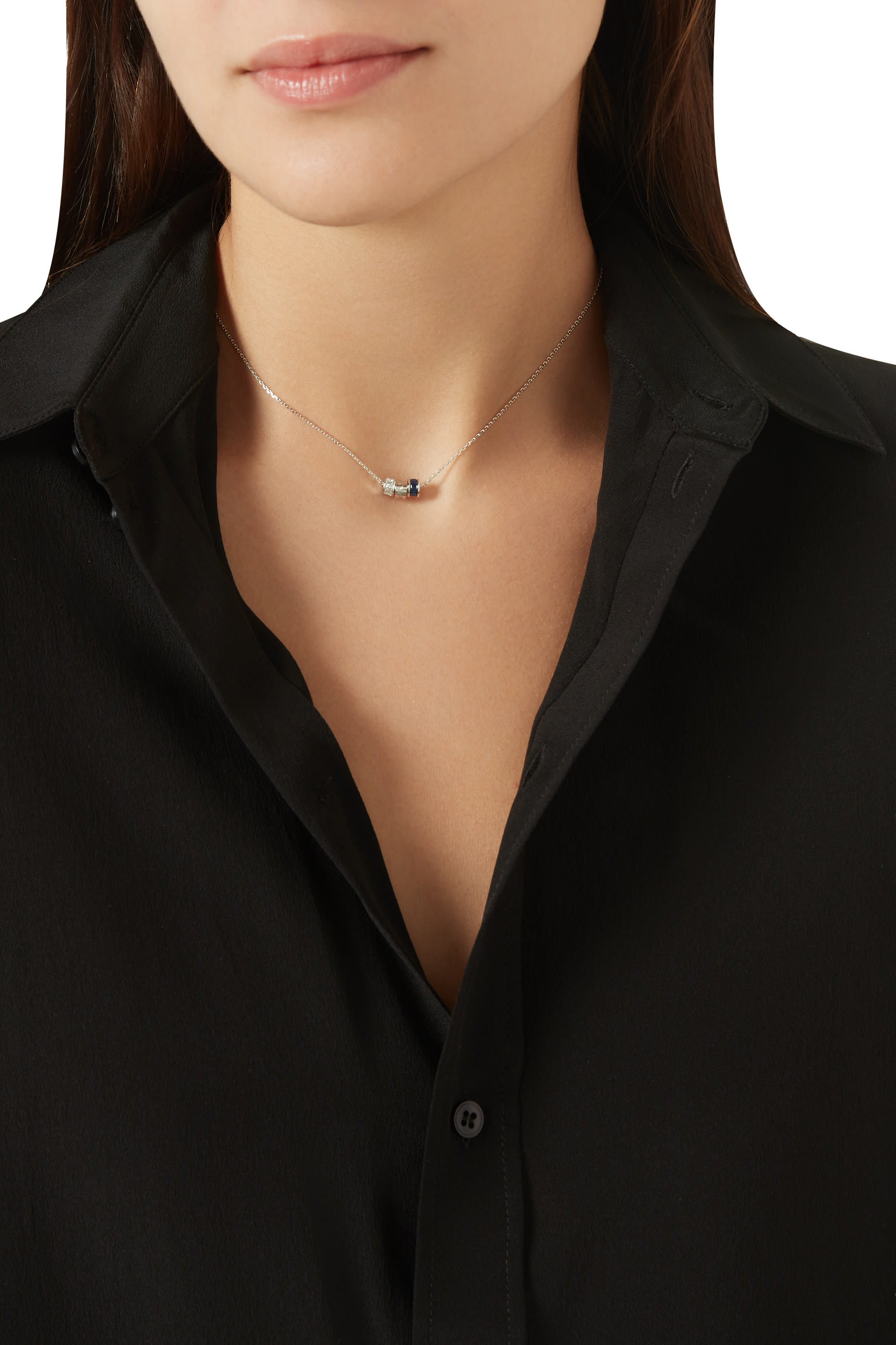 قلادة كومبوننتس فضة إسترلينية