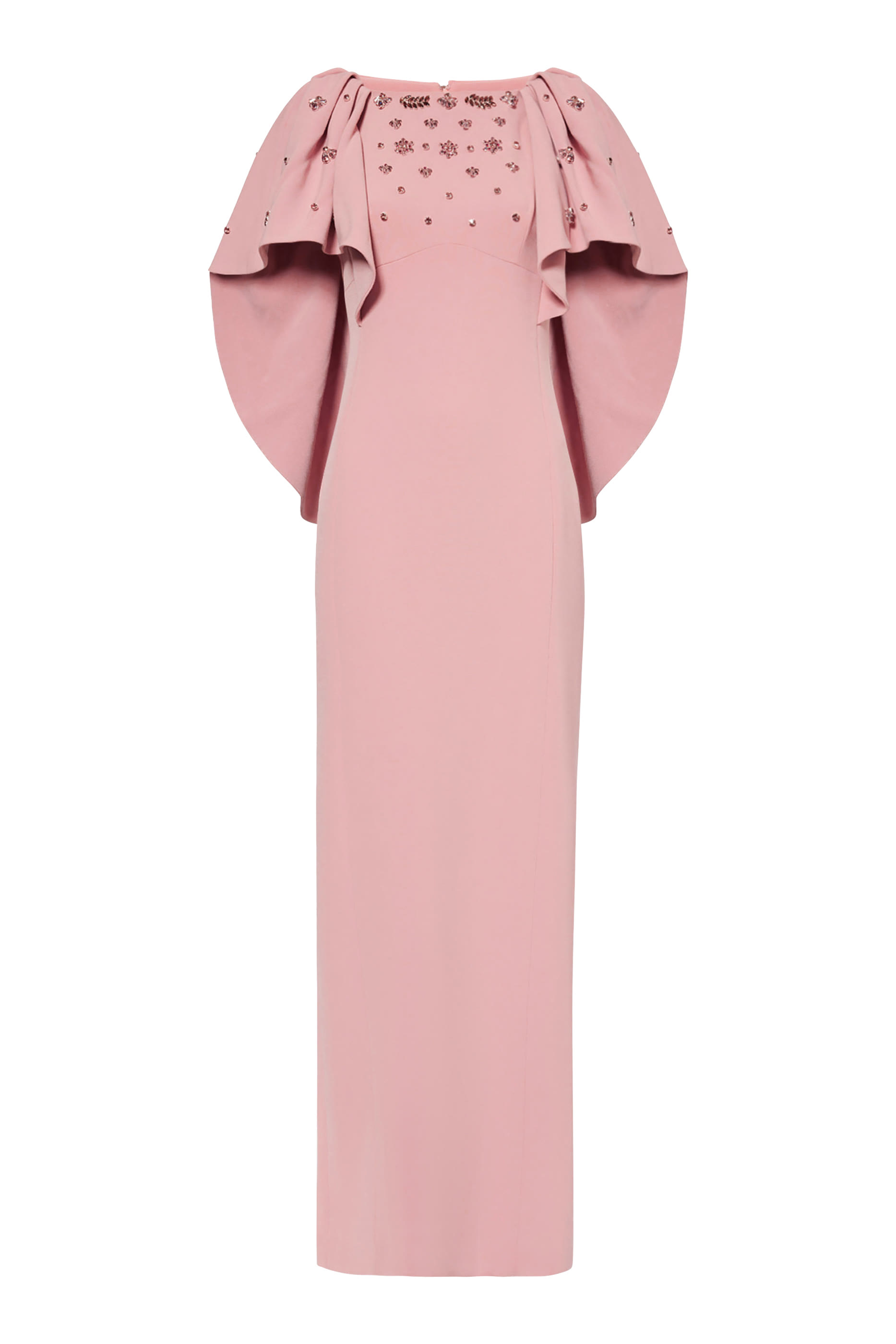 فستان سهرة مارجريت مطرز بكاب