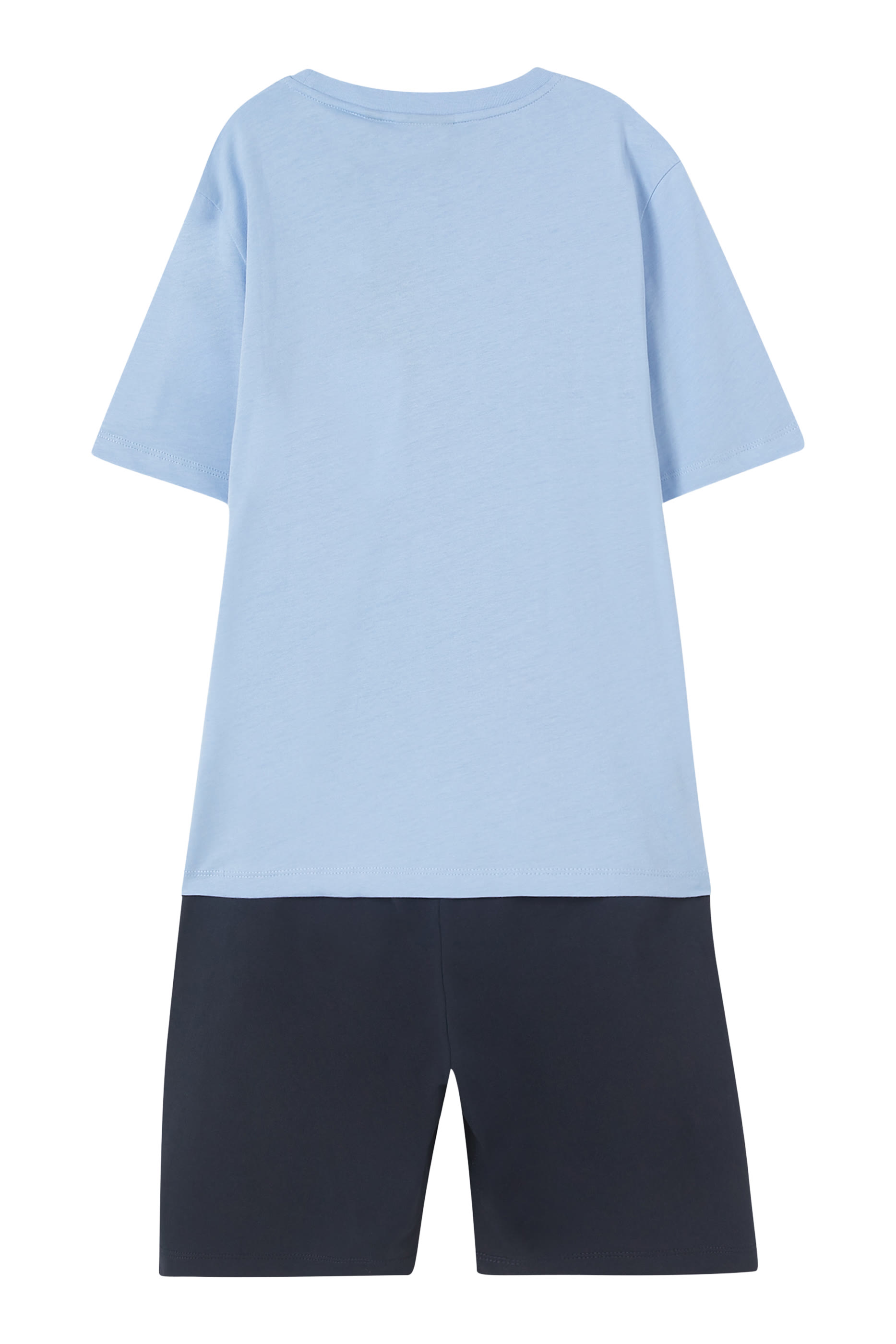 Kids EA7 Logo T-Shirt & Shorts Set