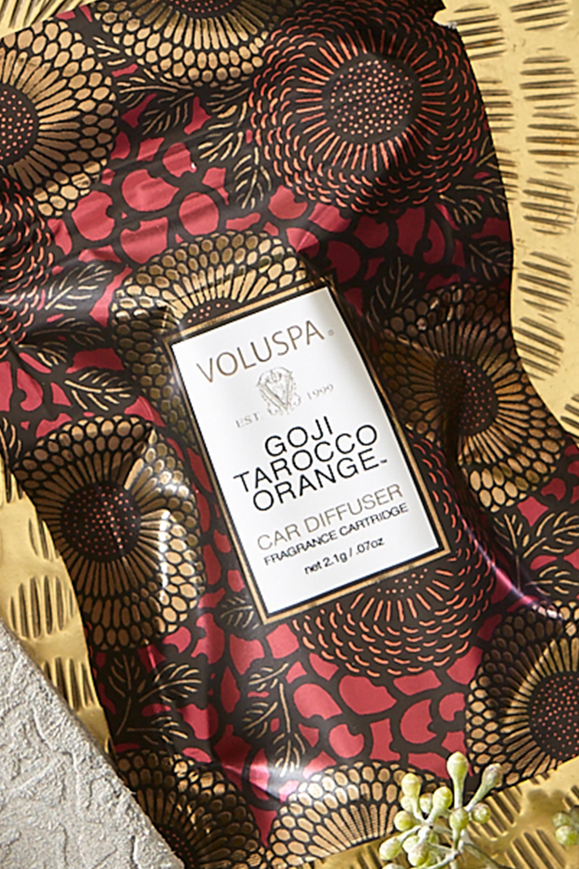 موزع وعبوة عطر غوجي تاروكو أورانج للاستخدام أثناء السفر