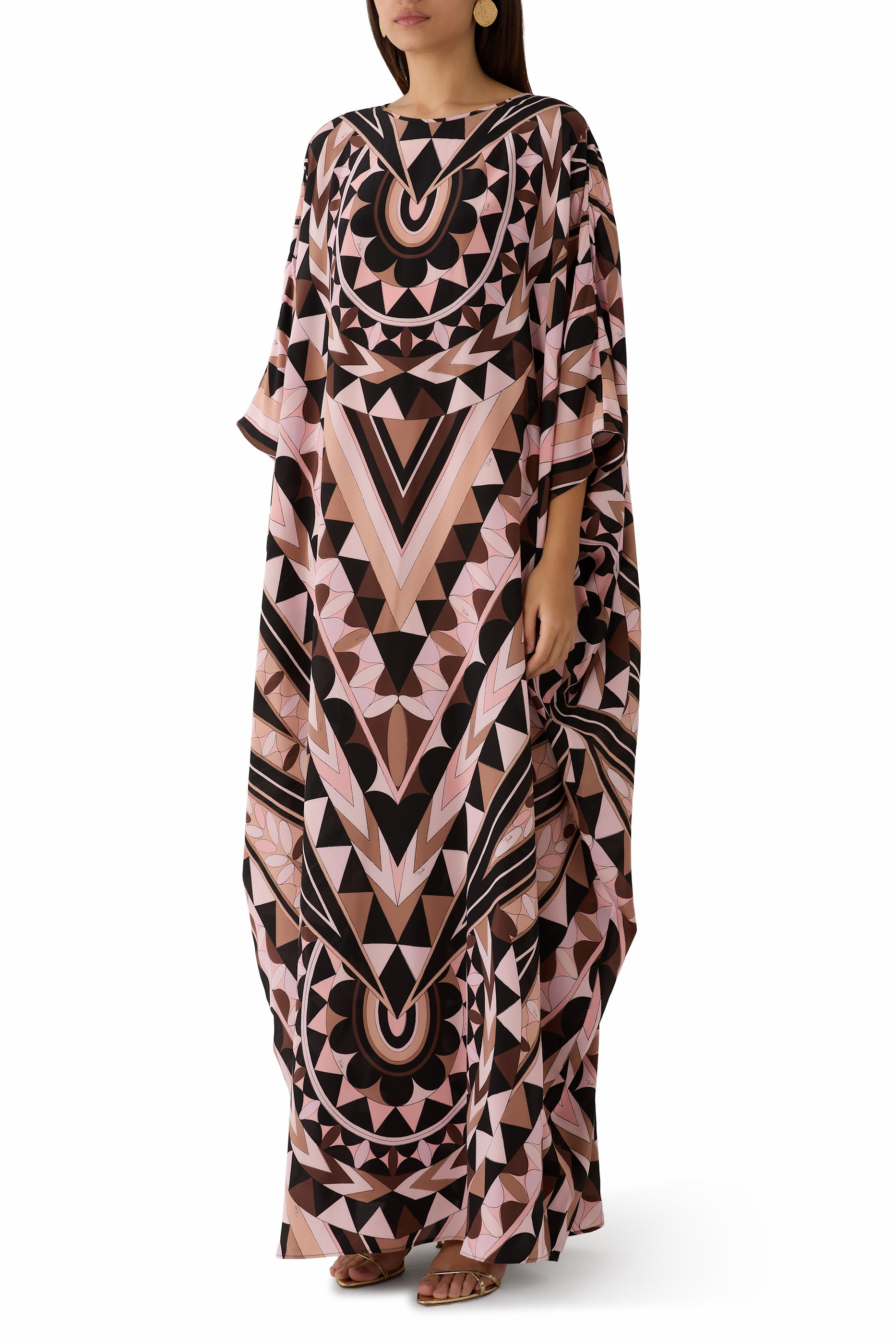 قفطان بنقشة مانوبا حرير