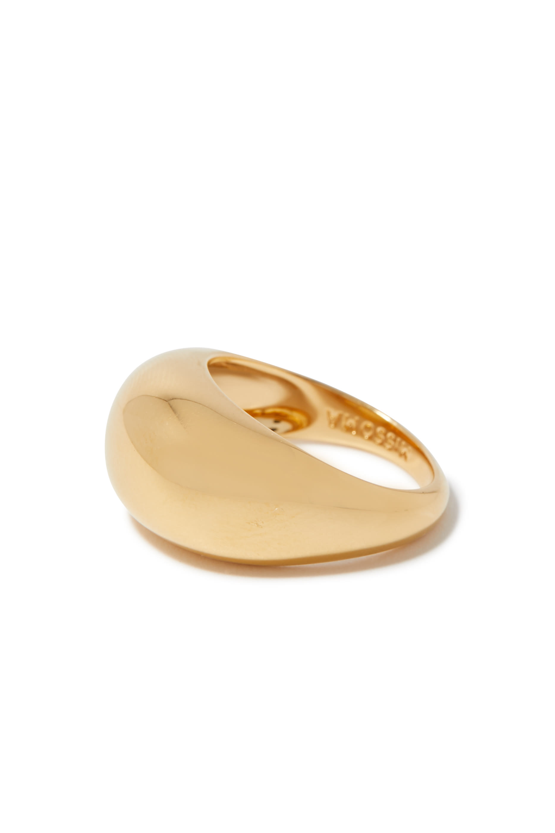 Chubby Dome Ring, 18k Gold Plated Vermeil on Recycled Sterling Silver