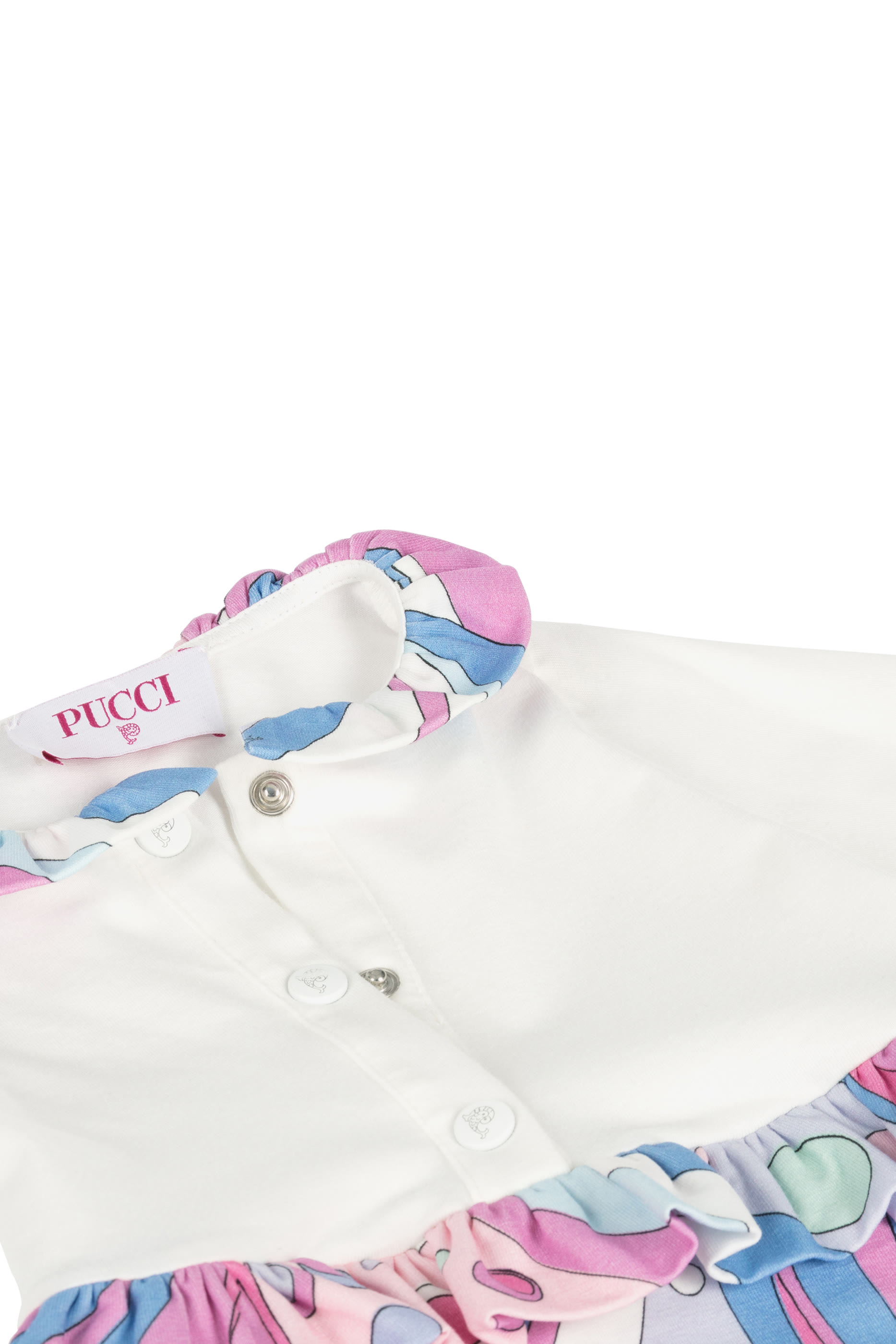 طقم بودي سوت بطبعات، مريلة، وقبعة بيني للأطفال