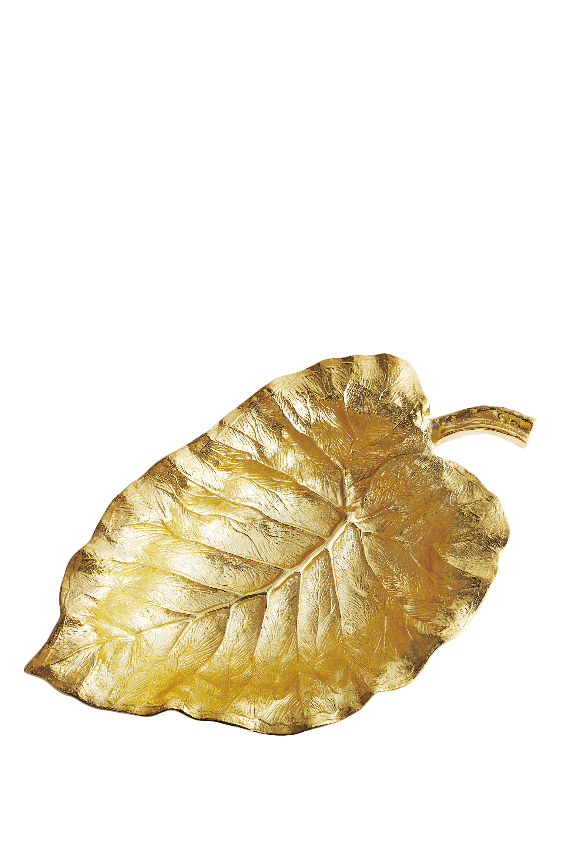 وعاء تقديم كبير بتصميم ورق أذن الفيل