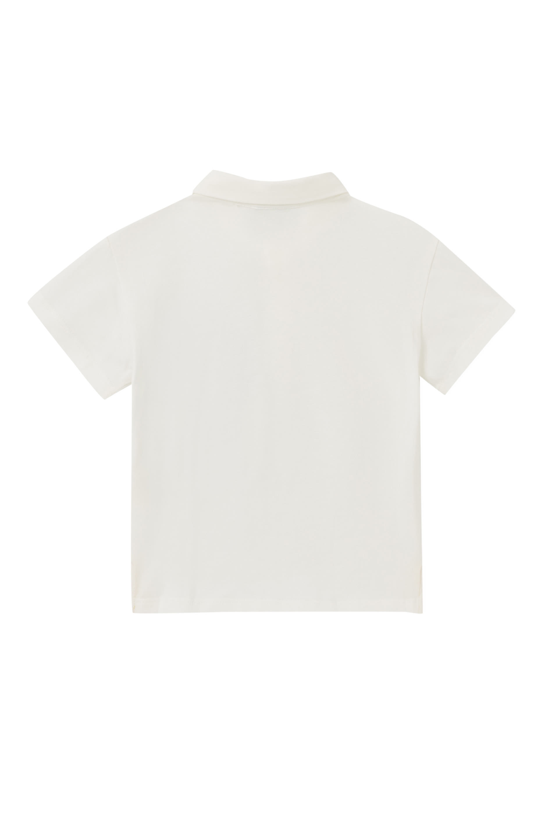 قميص بولو بجبوب بحروف شعار الماركة