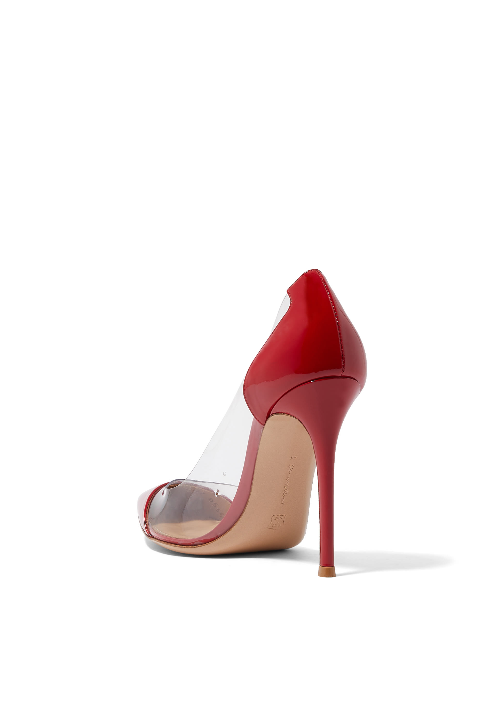 حذاء كلاسيك 105 جلد وأجزاء شفافة