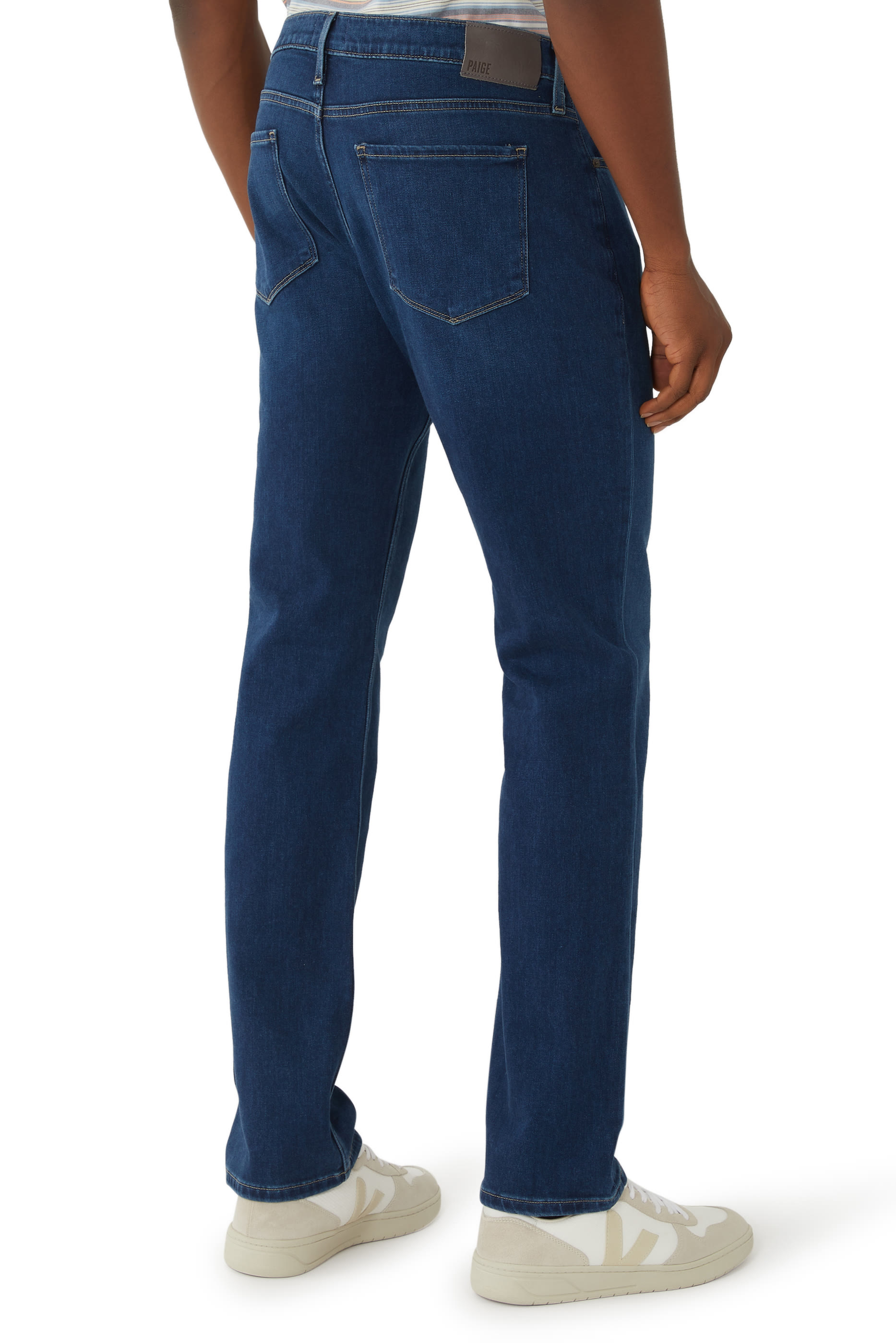 بنطال جينز دنينم بقصة ساق مستقيمة