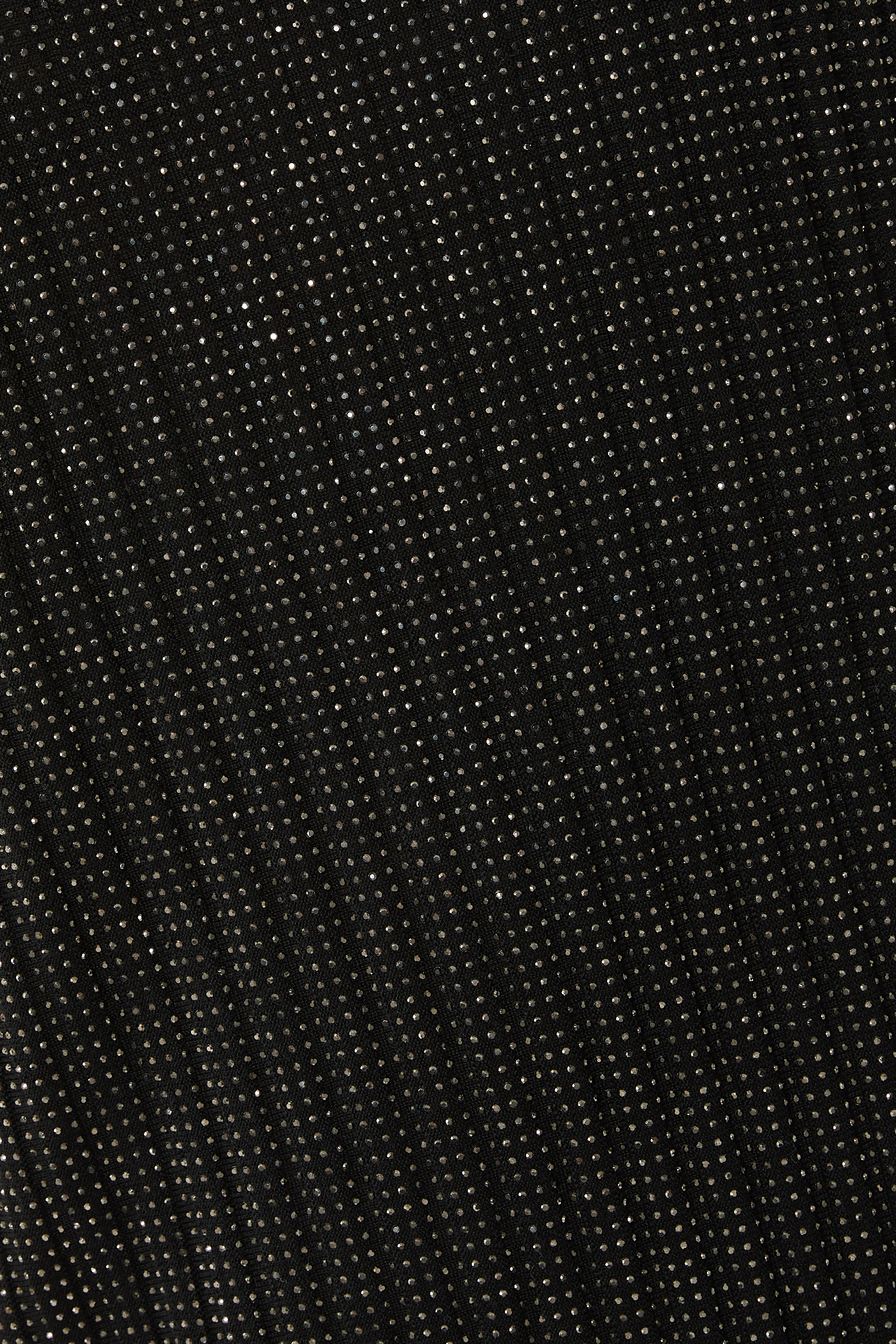 فستان بلا أكمام مرصع بأحجار الراين بالكامل