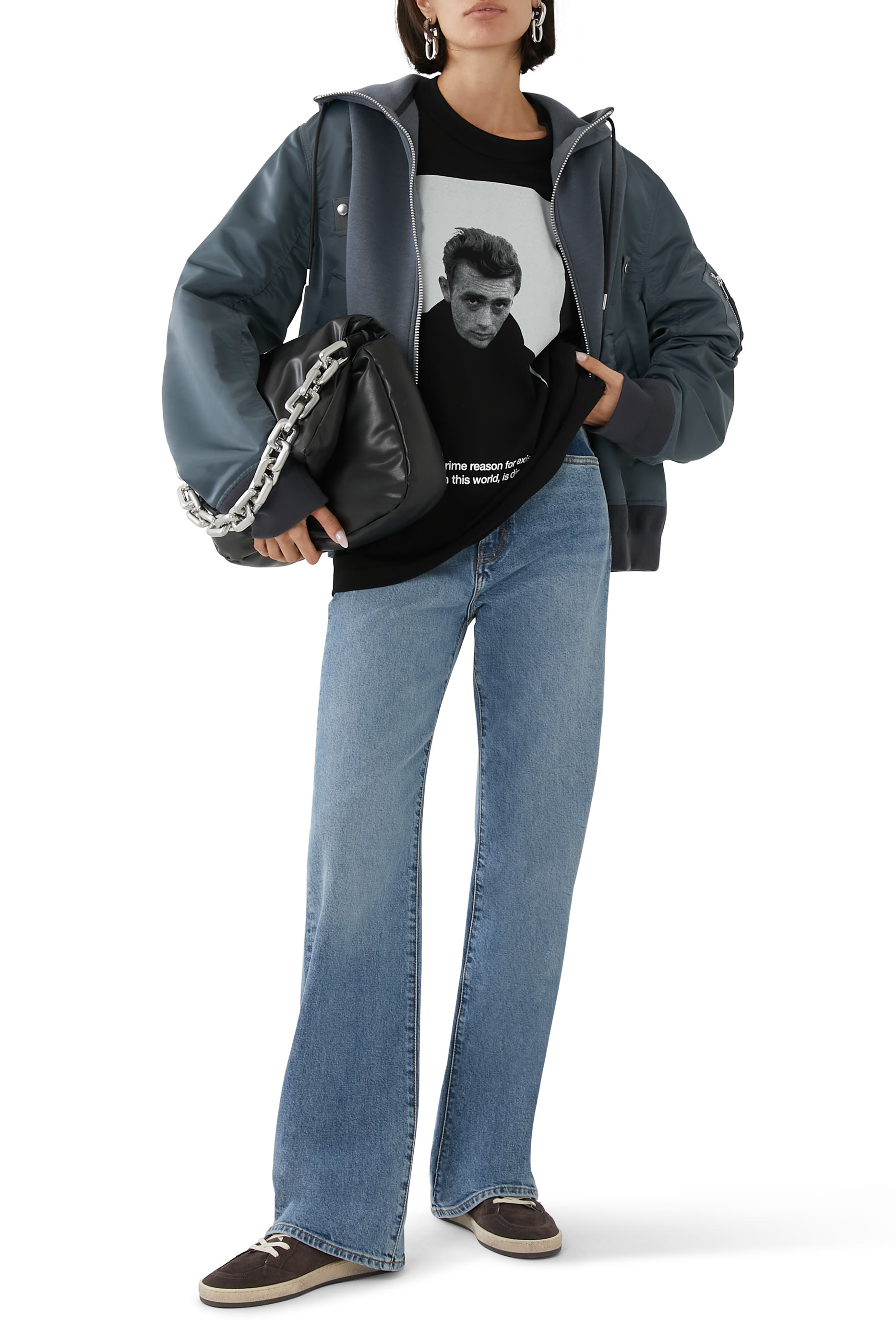 هودي سبونج سويت x نايلون تويل