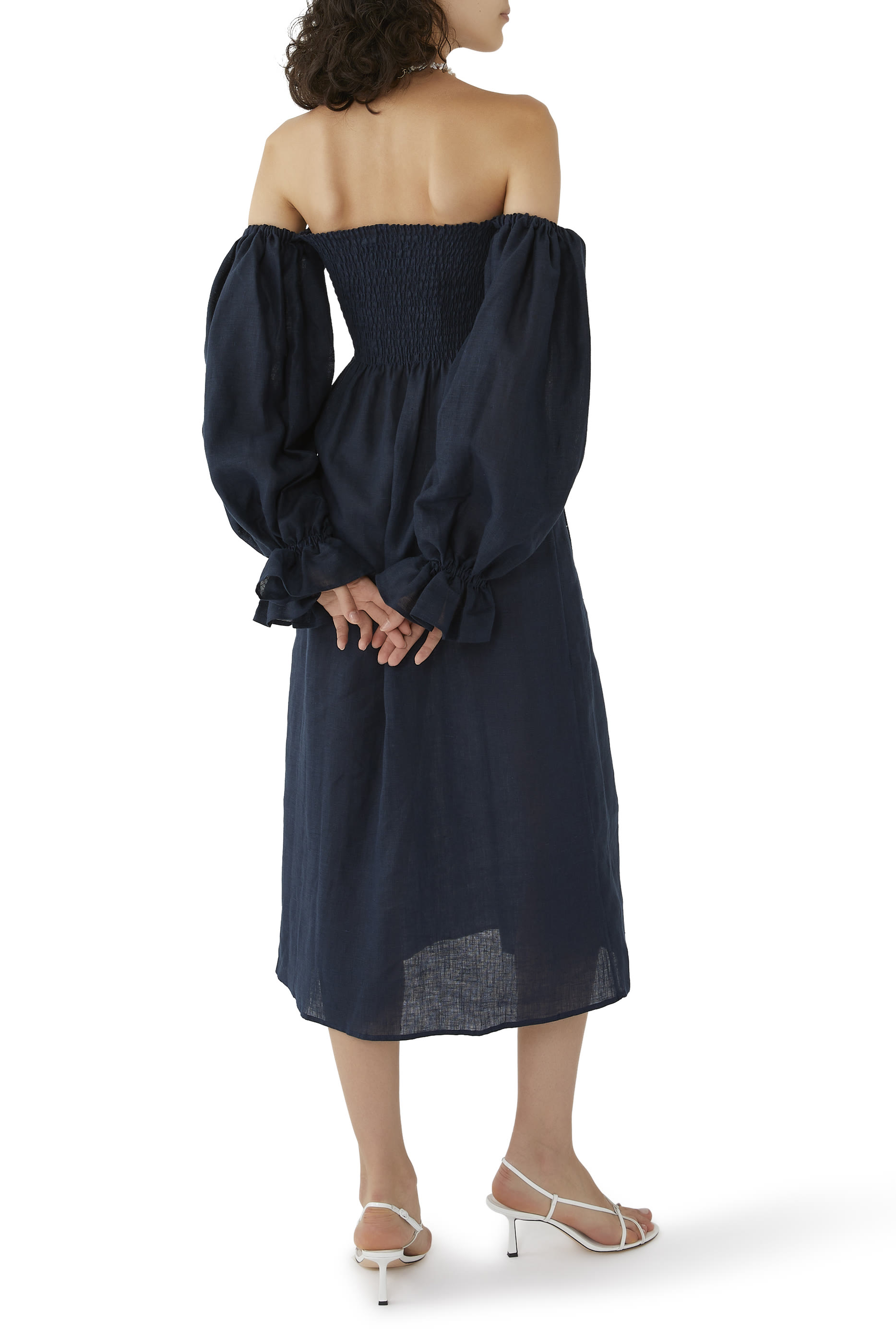 فستان أتلانتا كتان