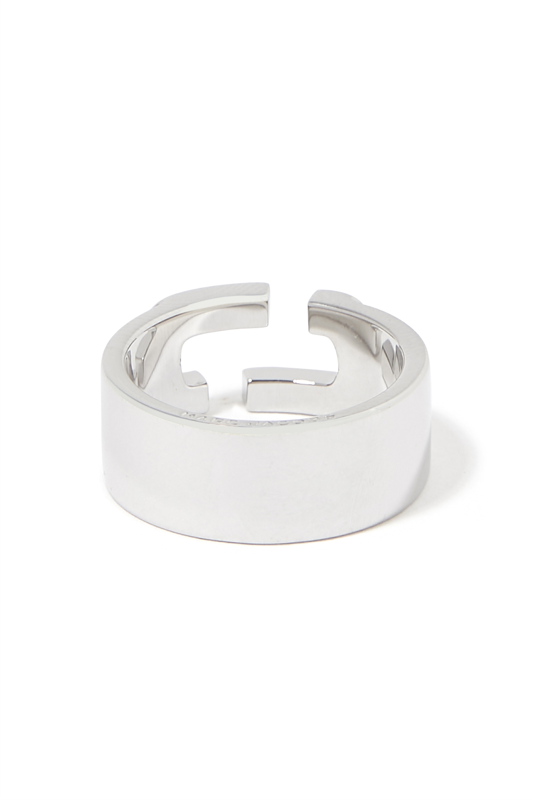 خاتم بشعار الماركة مرصع بالكريستال بافيه