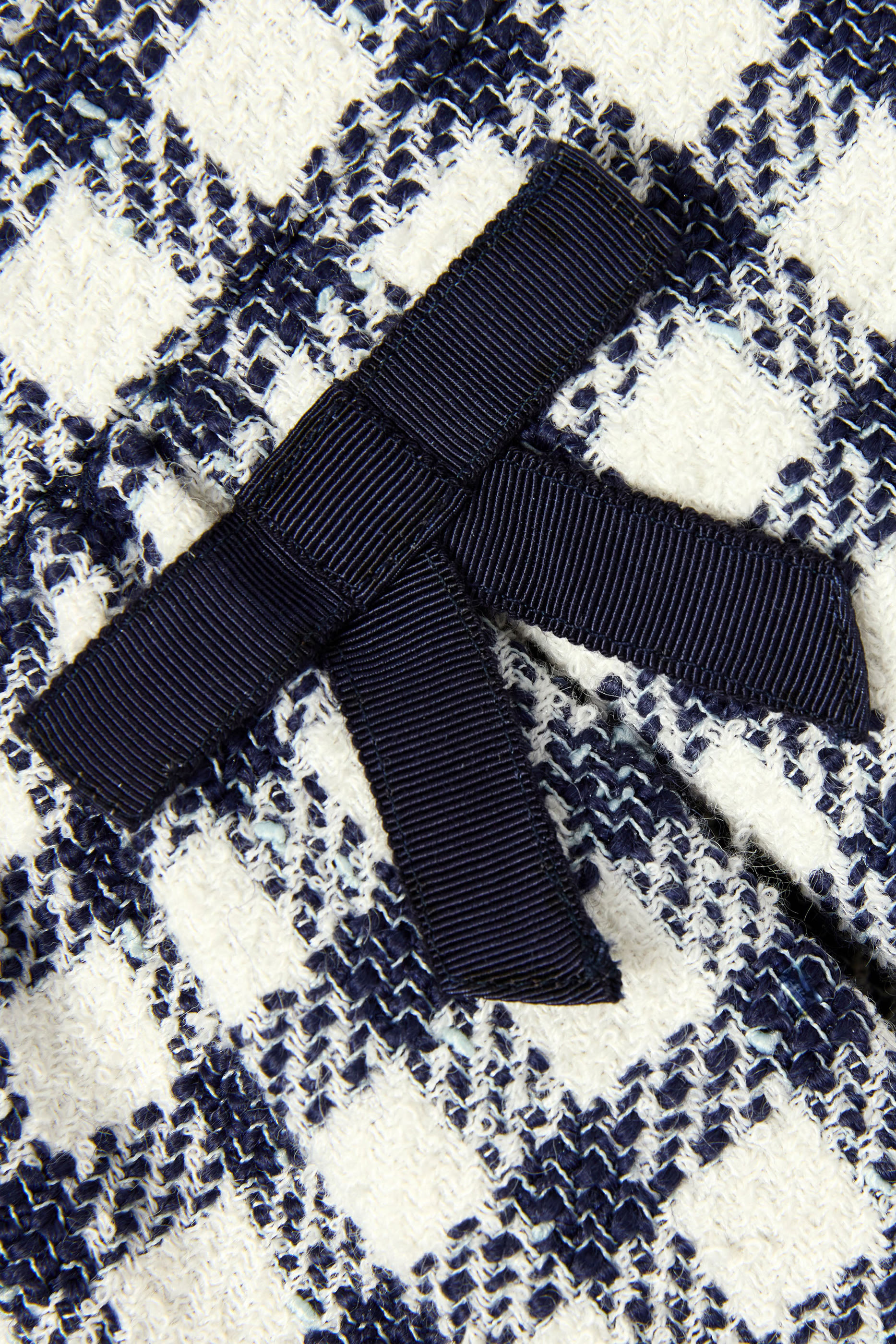 فستان بوكليه بنقشة مربعات للأطفال