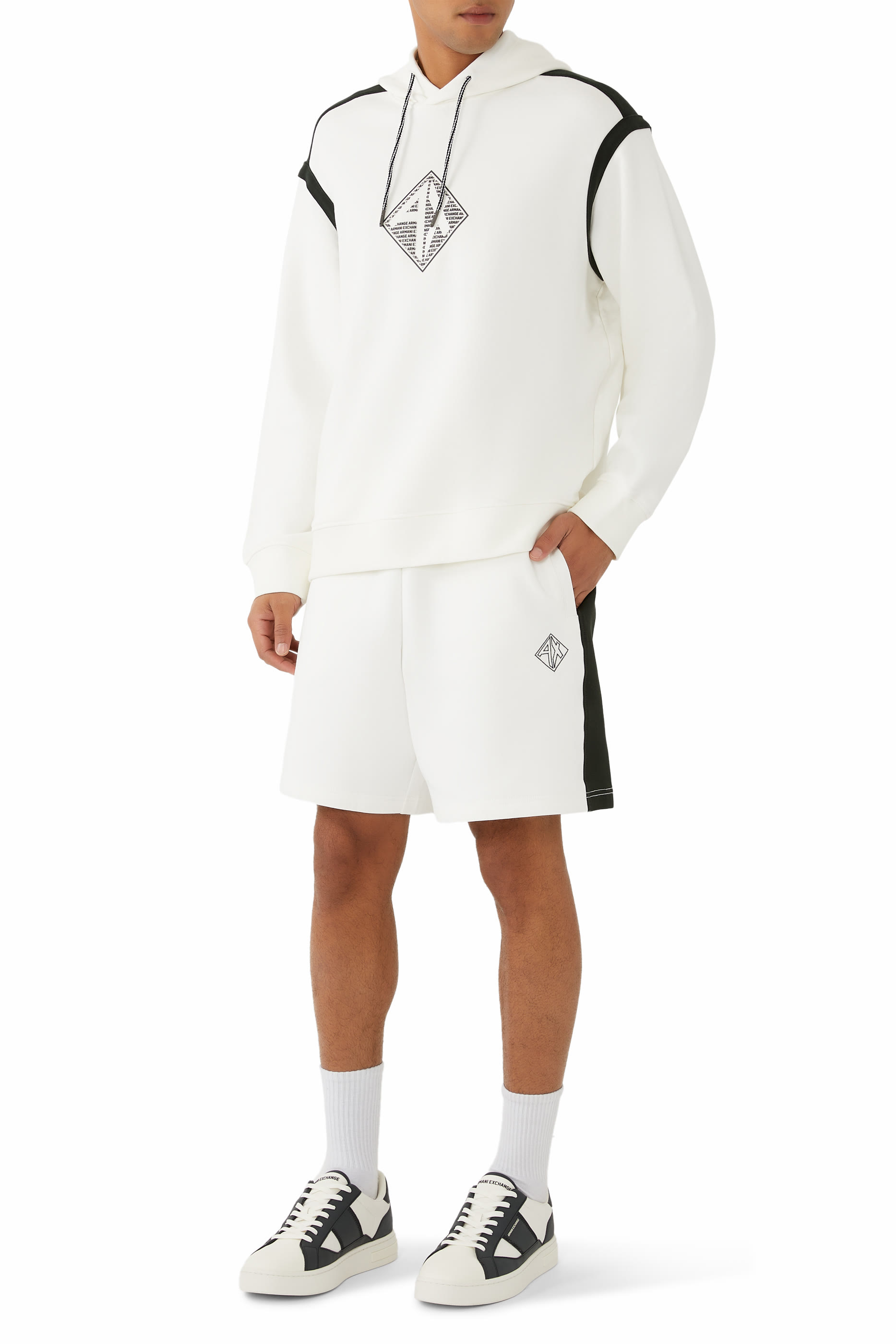 سويت شيرت ذا جريد بغطاء رأس بشعار الماركة