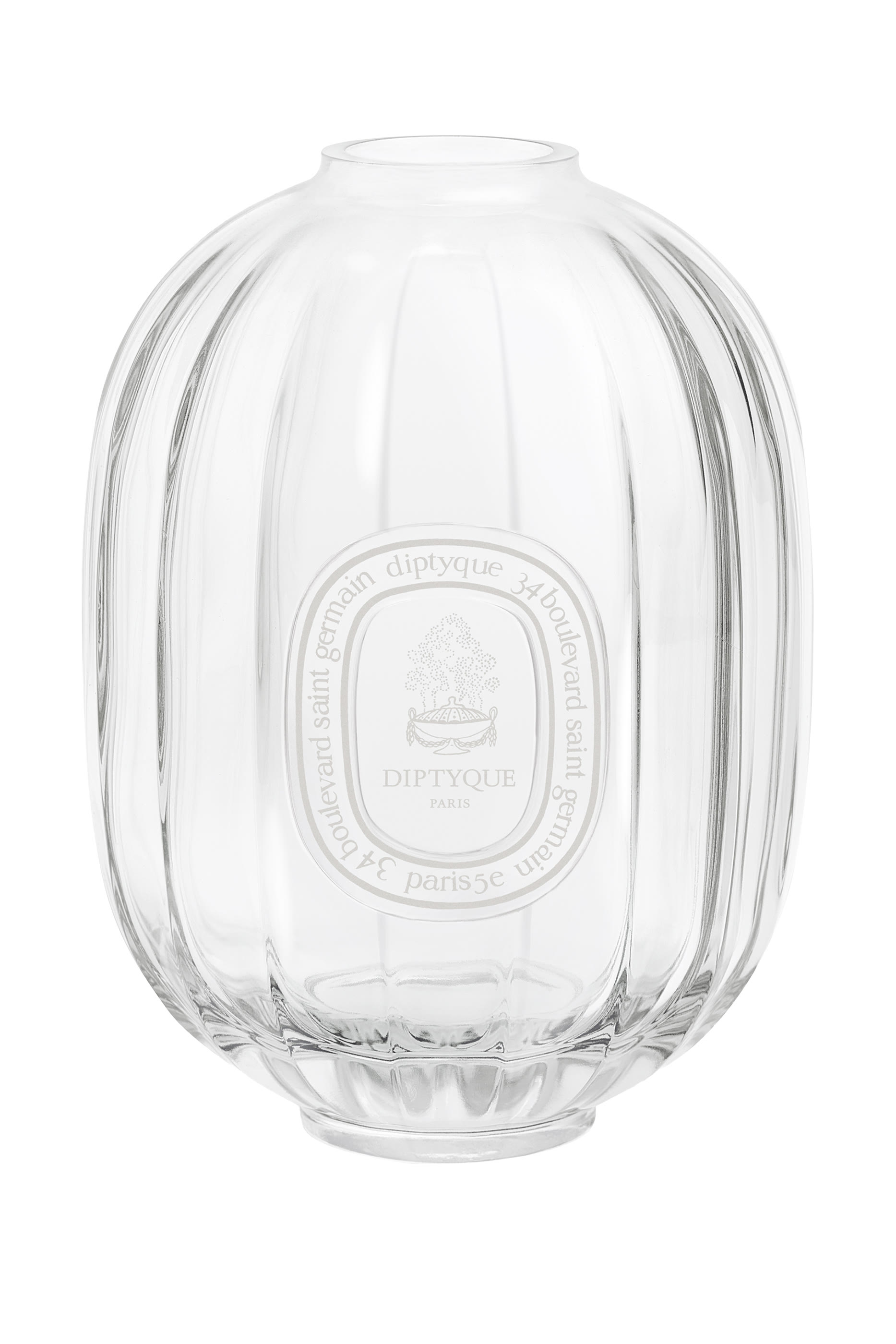 وعاء زجاجي كبيرة لأعواد توزيع العطر،