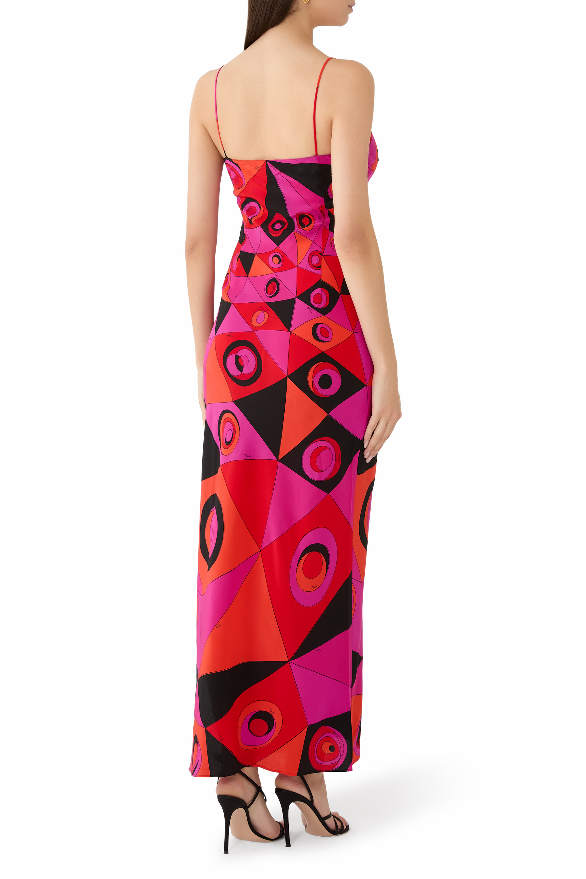 فستان طويل كريب صيني