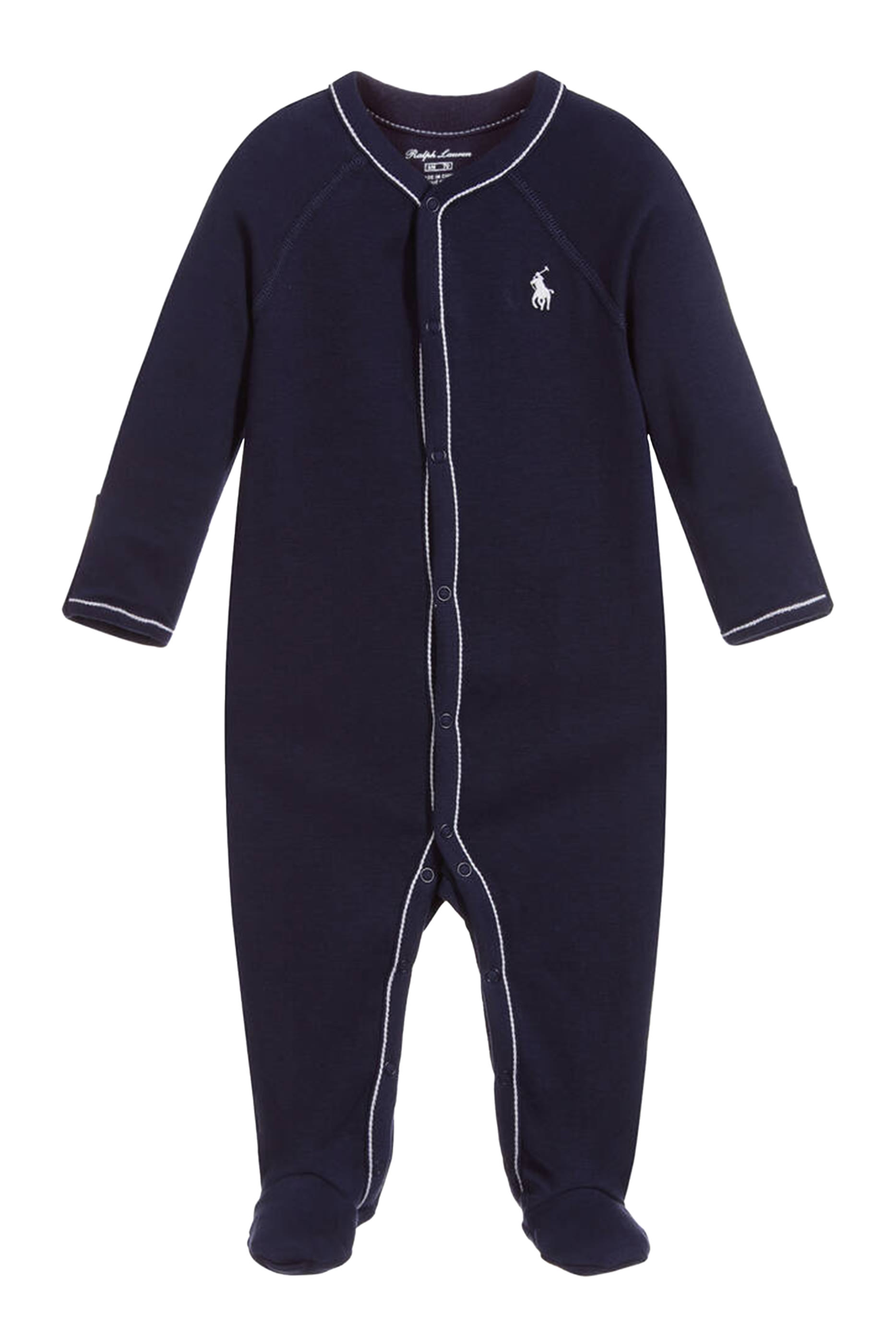 لباس قطعة واحدة بأقدام مدمجة قطن جيرسيه للأطفال