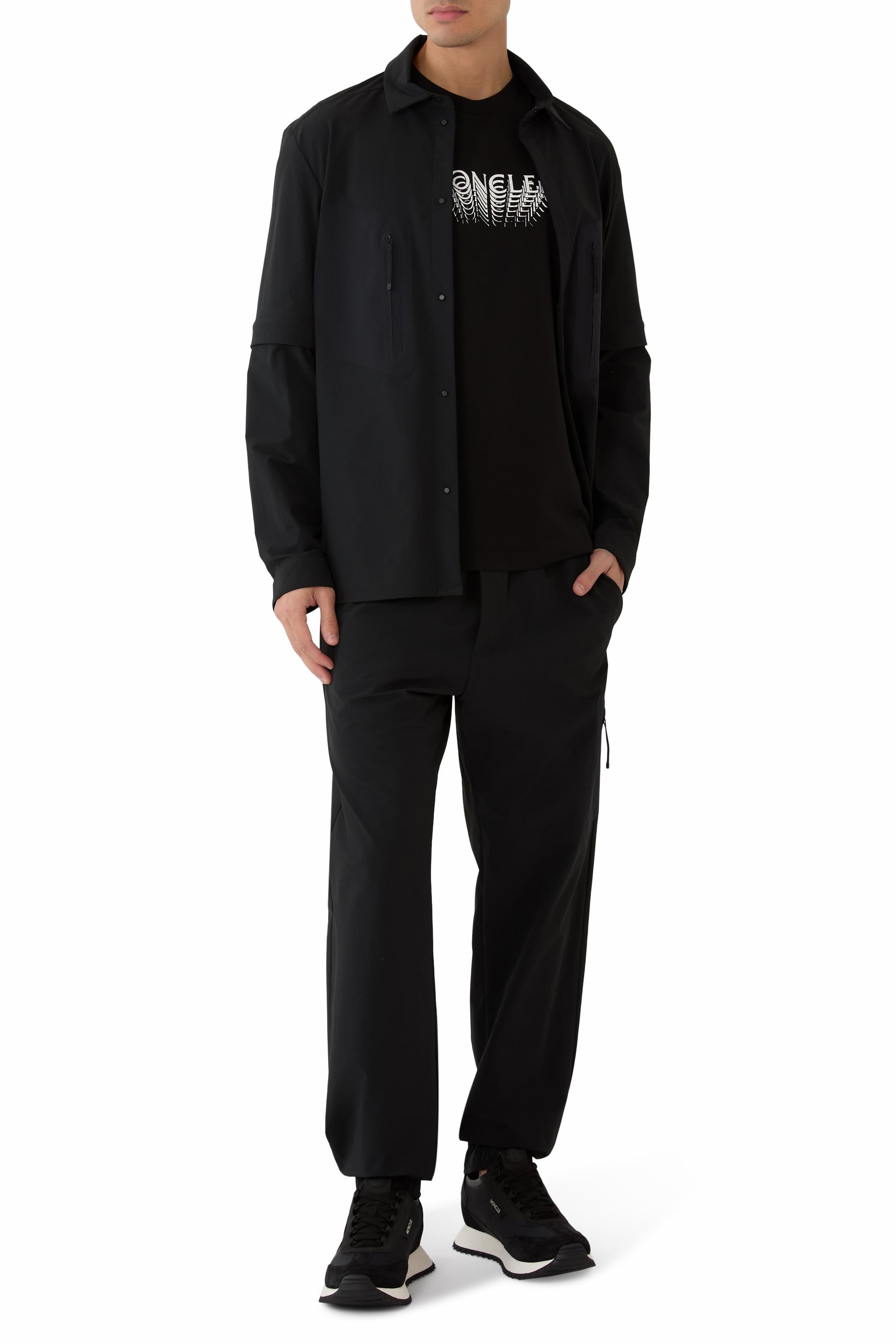 تيشيرت بشعار الماركة قطن جرسيه