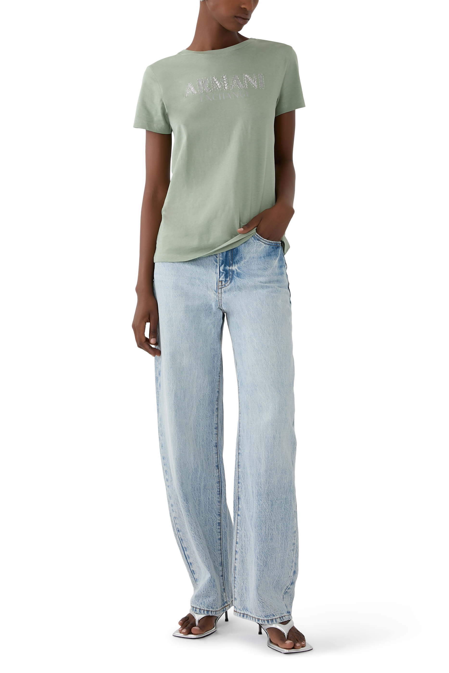 تيشيرت غريد بشعار الماركة جيرسيه