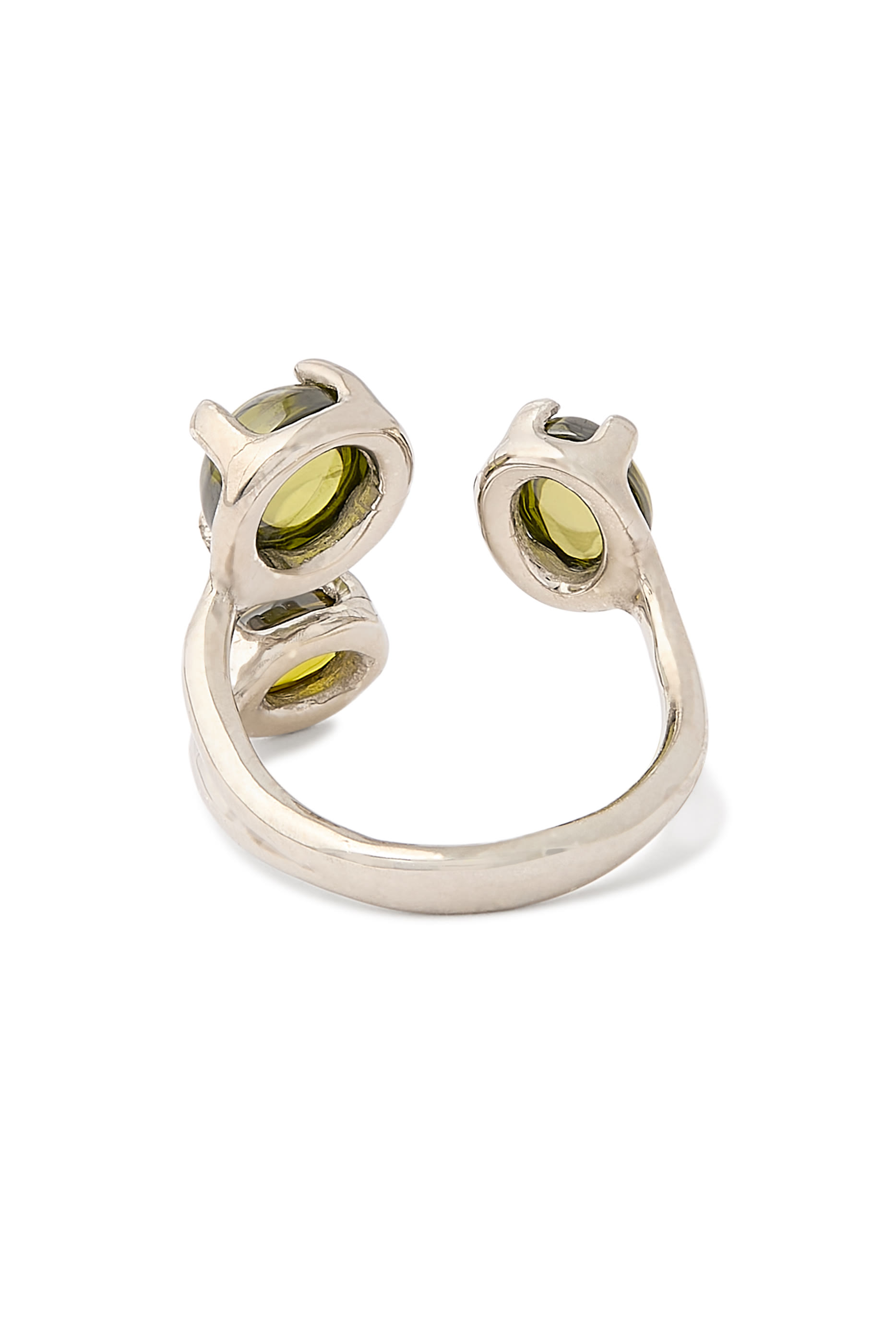 خاتم سويت مرصع بالكريستال، فضة إسترلينية 925