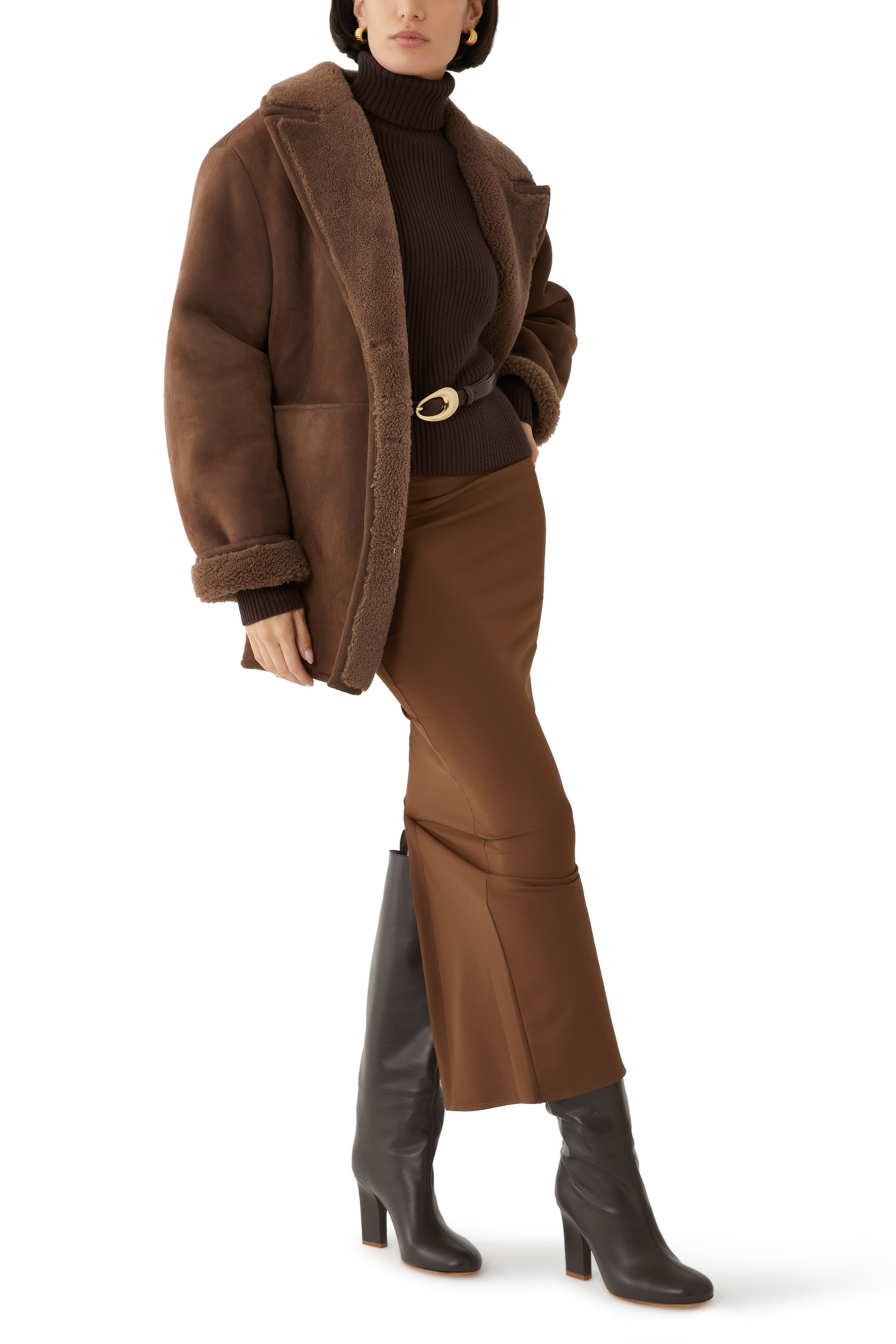 بوت صوفيا 95 بطول الركبة نابا مورو