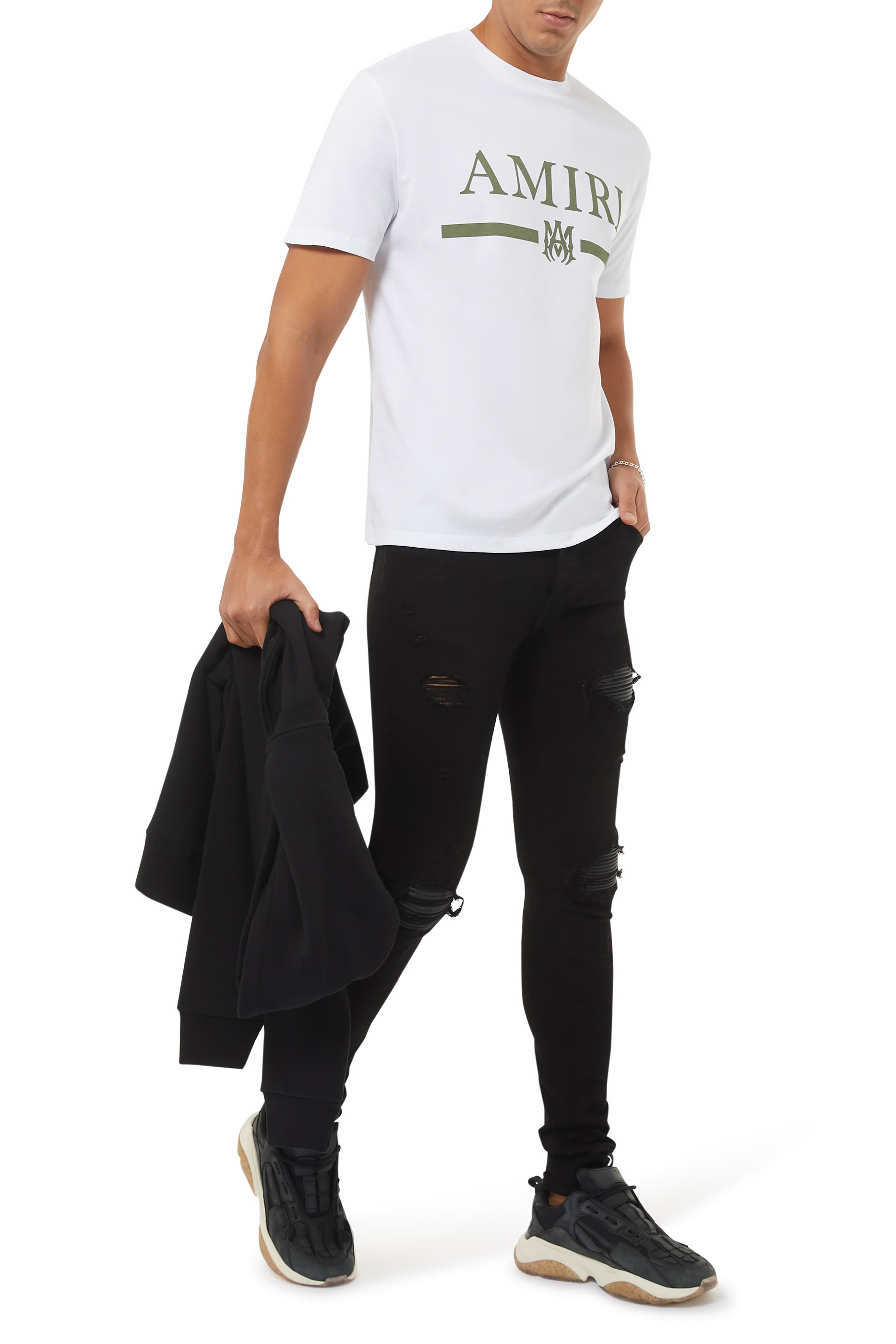 بنطال جينز إم إكس1 بتصميم ممزق